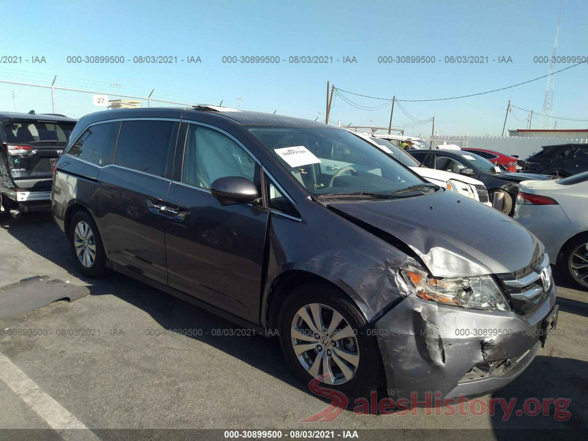 5FNRL5H60GB058013 2016 HONDA ODYSSEY