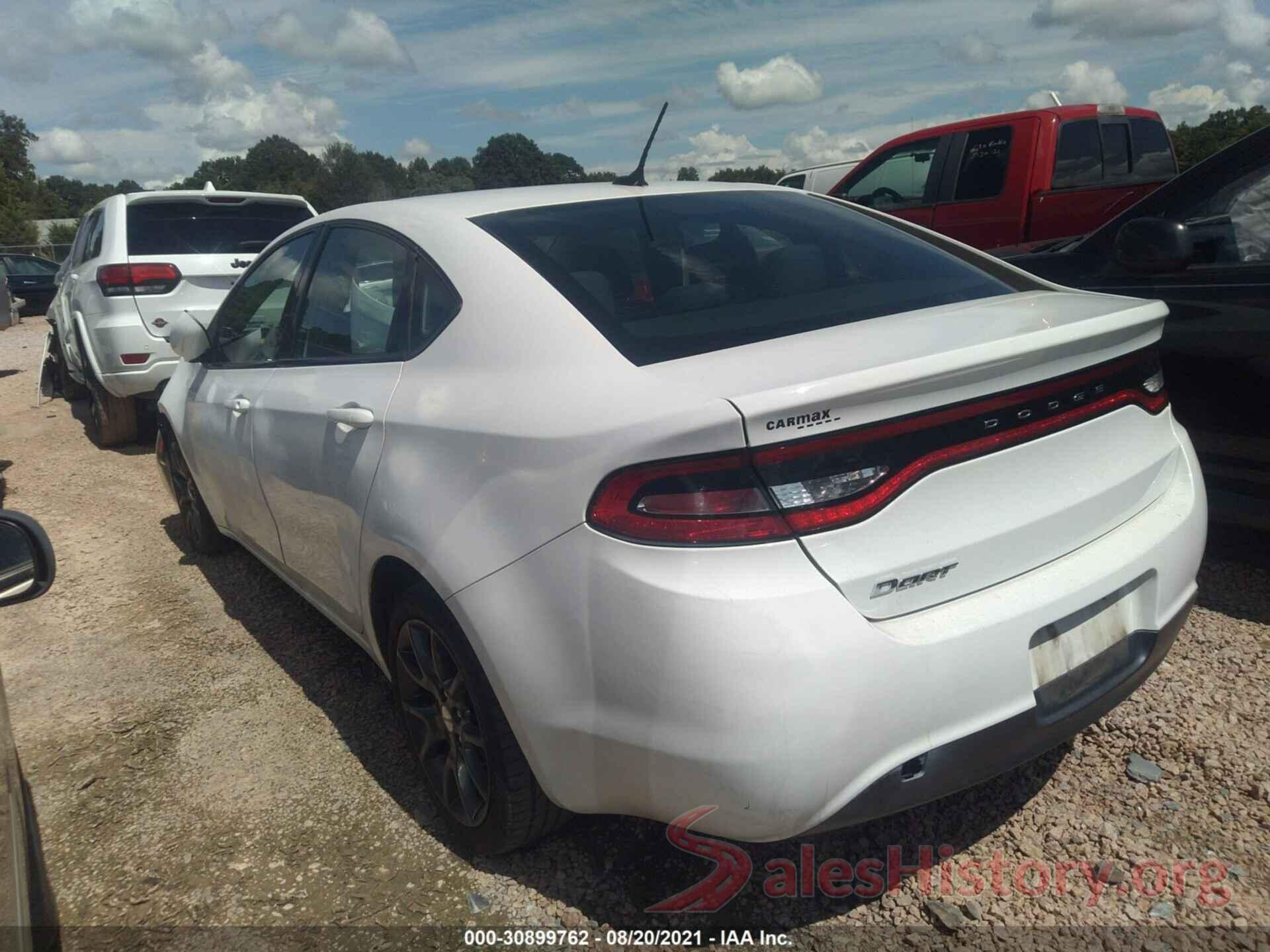 1C3CDFAA9GD750743 2016 DODGE DART