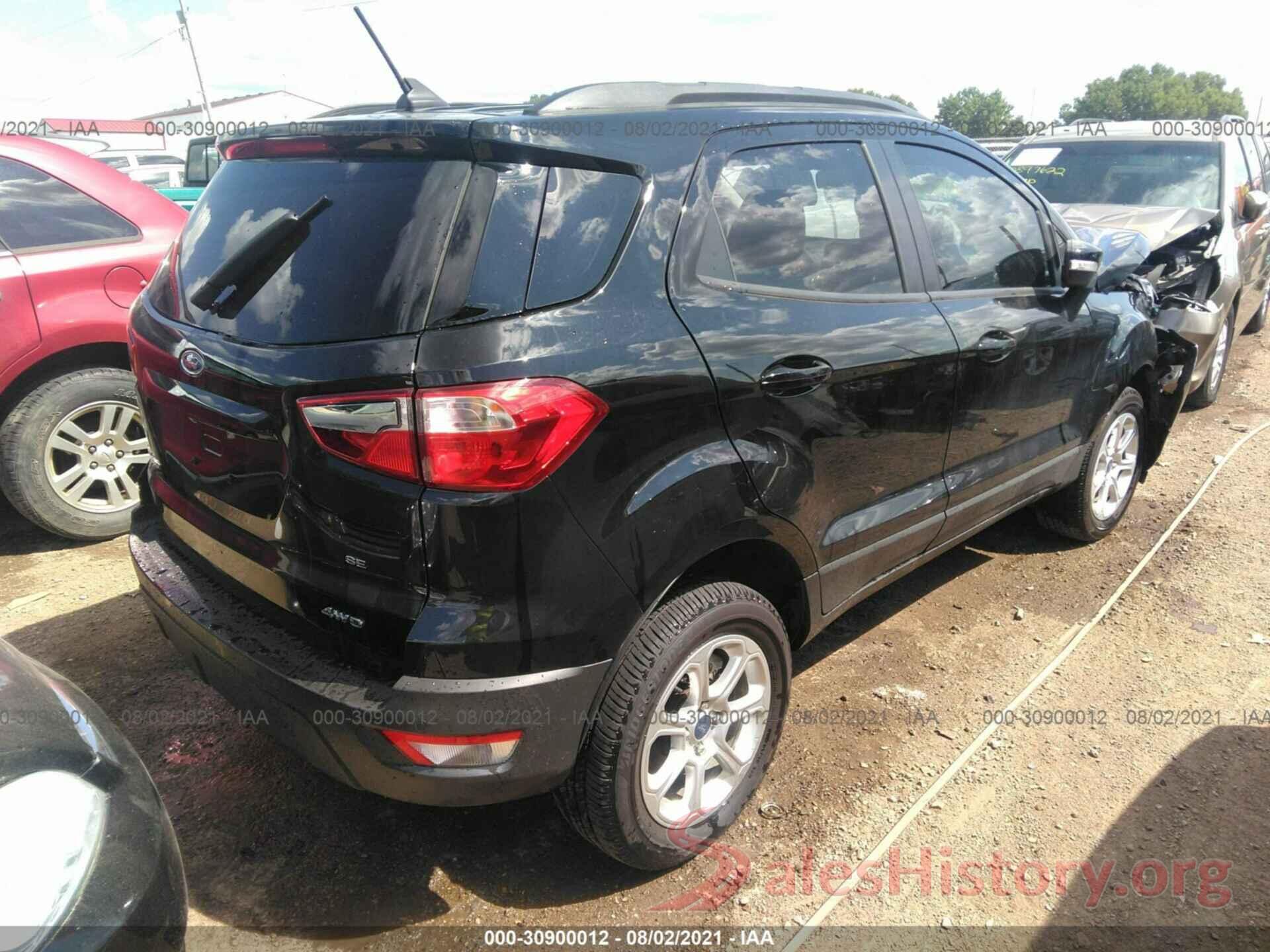 MAJ6S3GL4LC393046 2020 FORD ECOSPORT