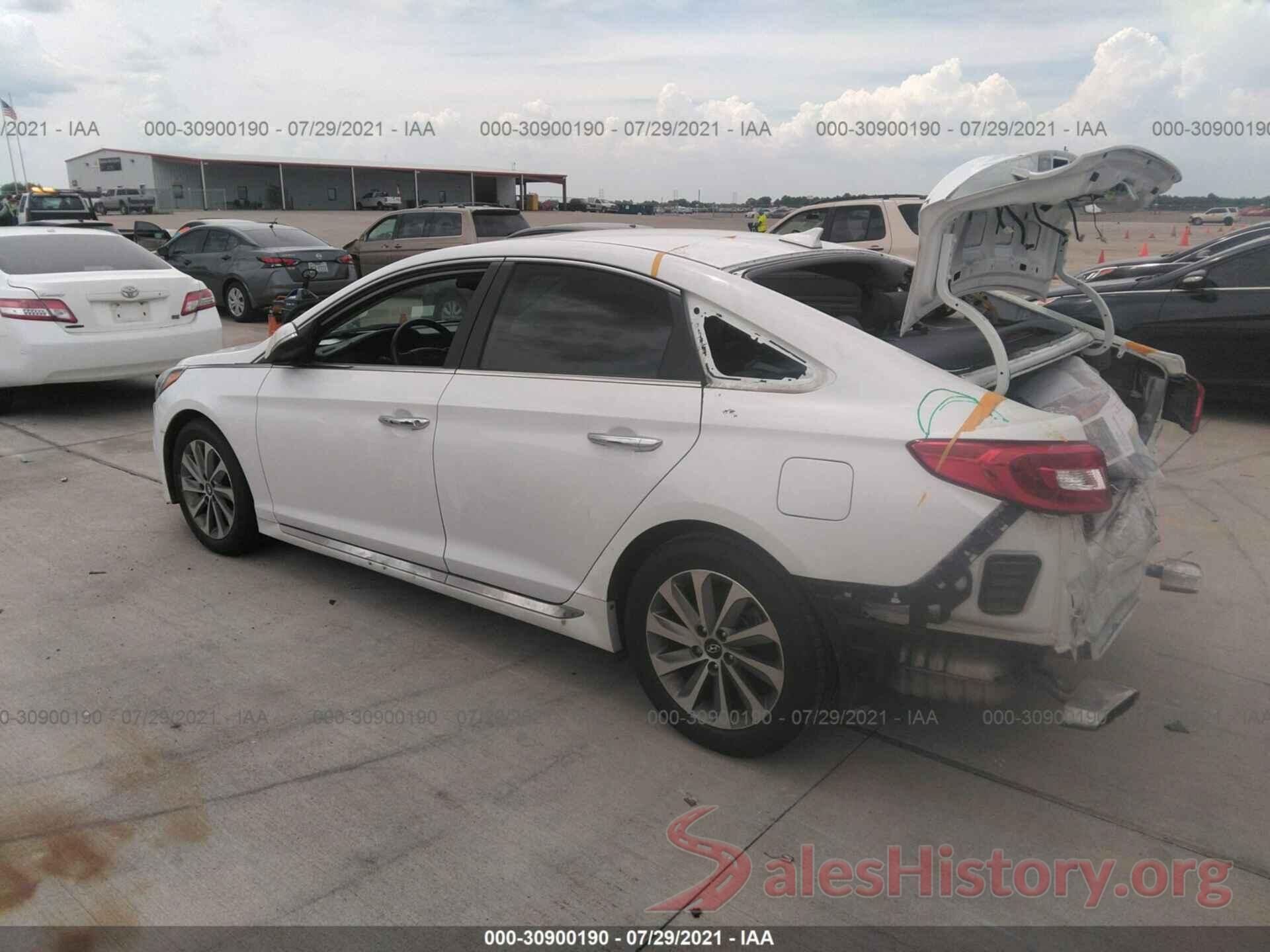 5NPE34AFXHH438935 2017 HYUNDAI SONATA