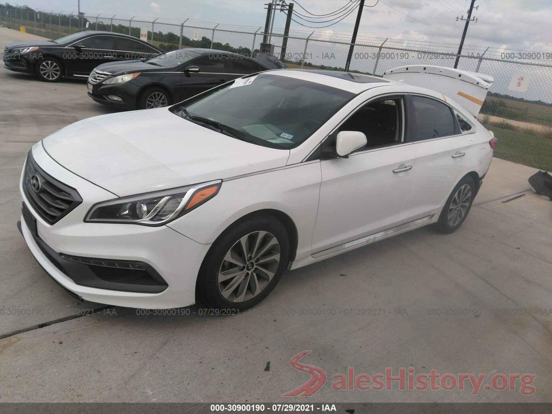 5NPE34AFXHH438935 2017 HYUNDAI SONATA