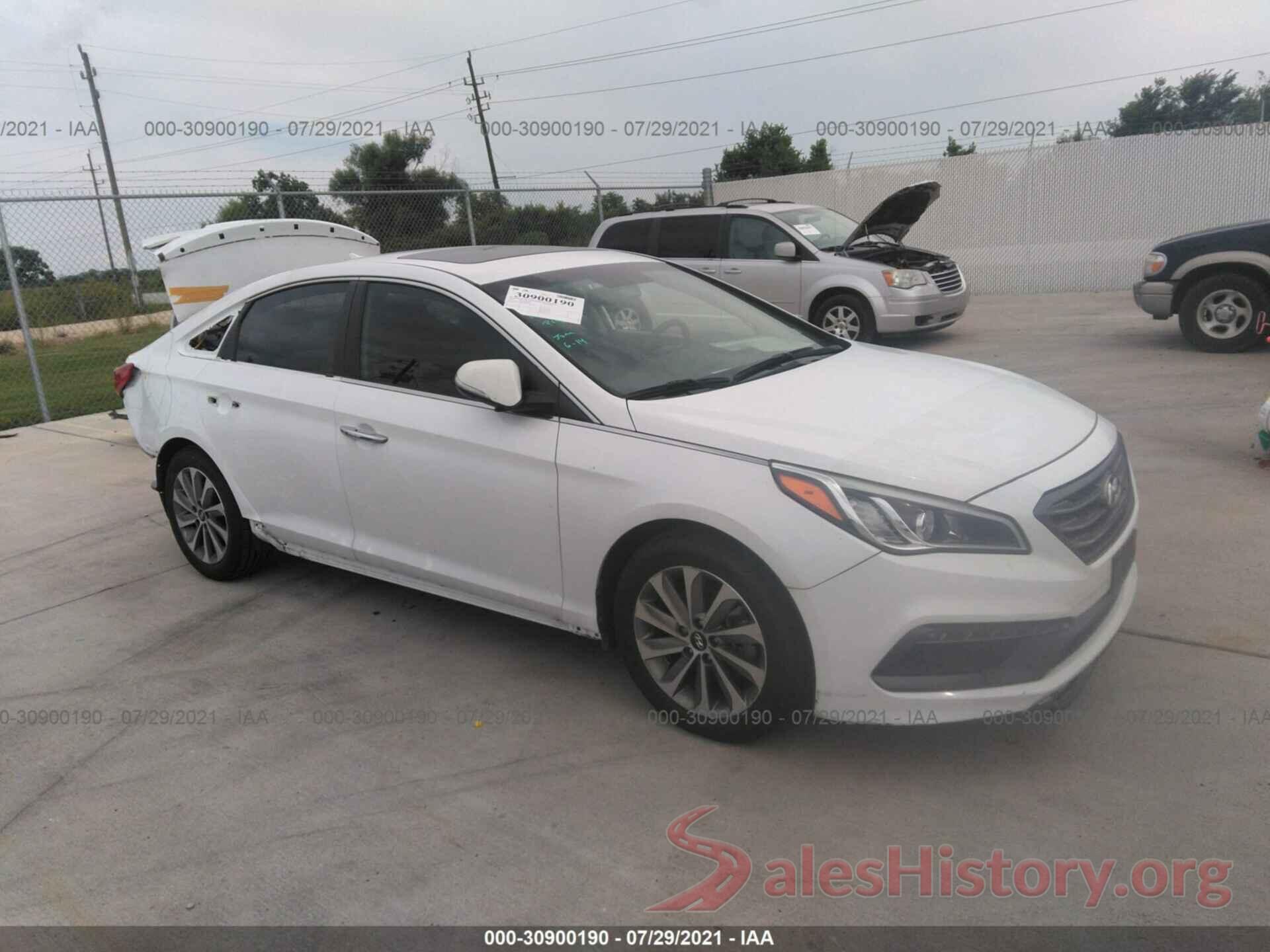 5NPE34AFXHH438935 2017 HYUNDAI SONATA