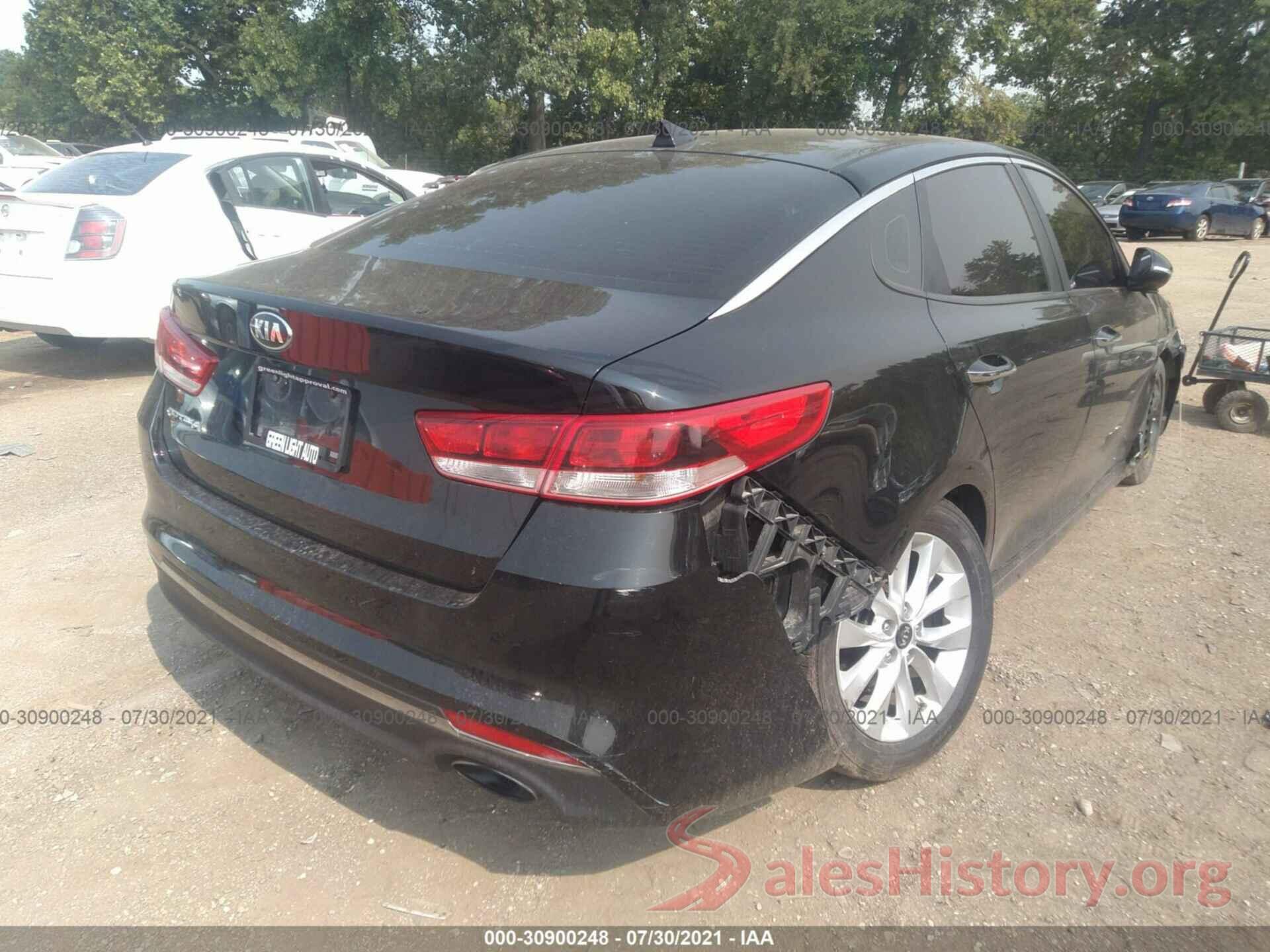 5XXGT4L31GG008085 2016 KIA OPTIMA