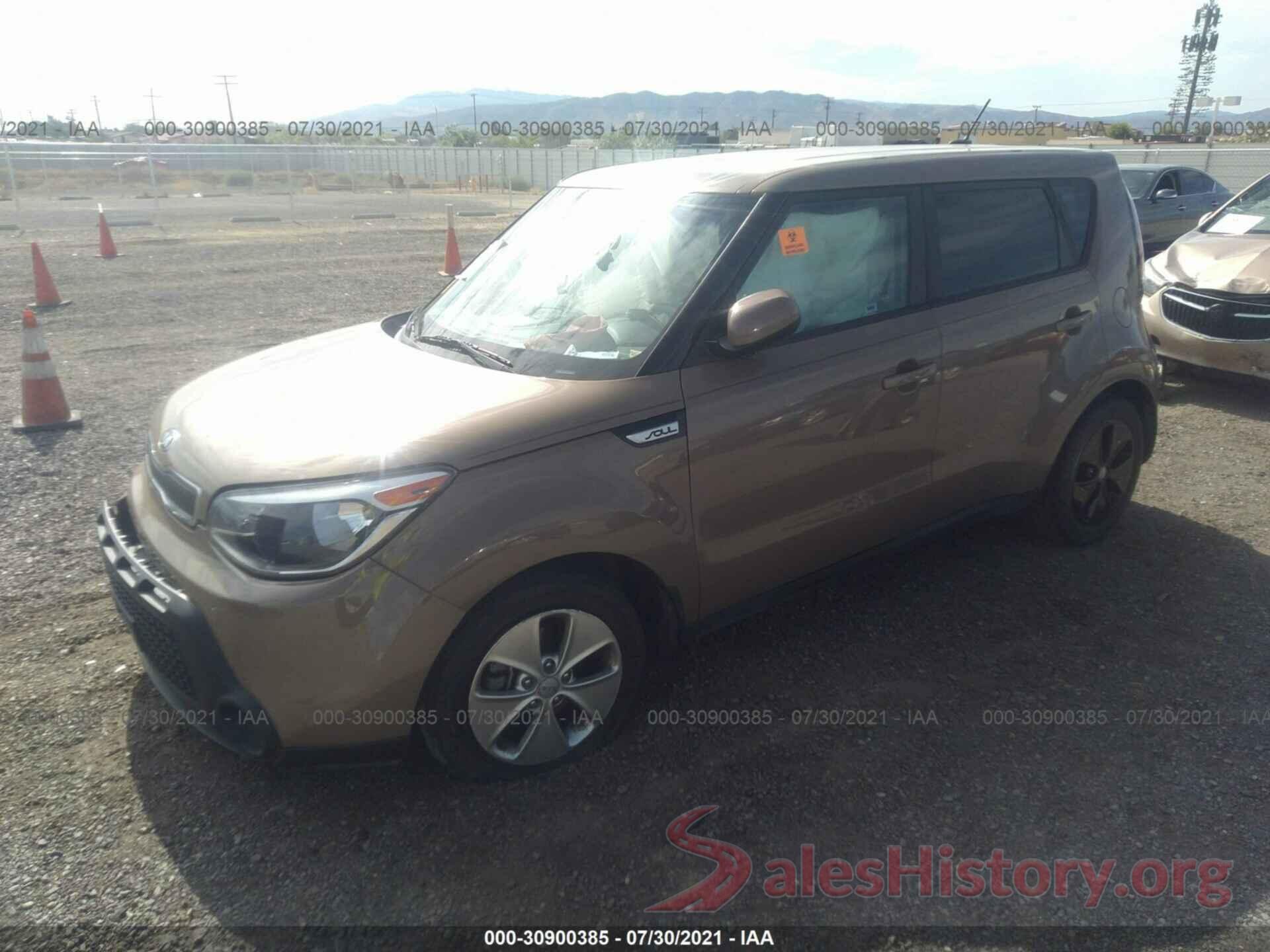 KNDJN2A26G7286794 2016 KIA SOUL