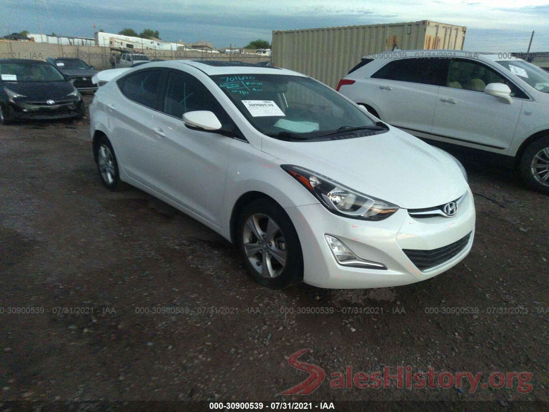 5NPDH4AEXGH729633 2016 HYUNDAI ELANTRA