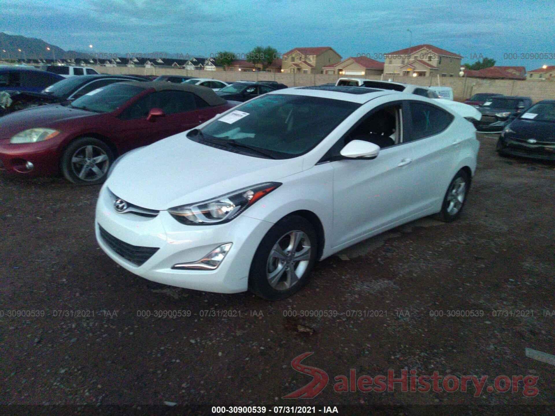 5NPDH4AEXGH729633 2016 HYUNDAI ELANTRA