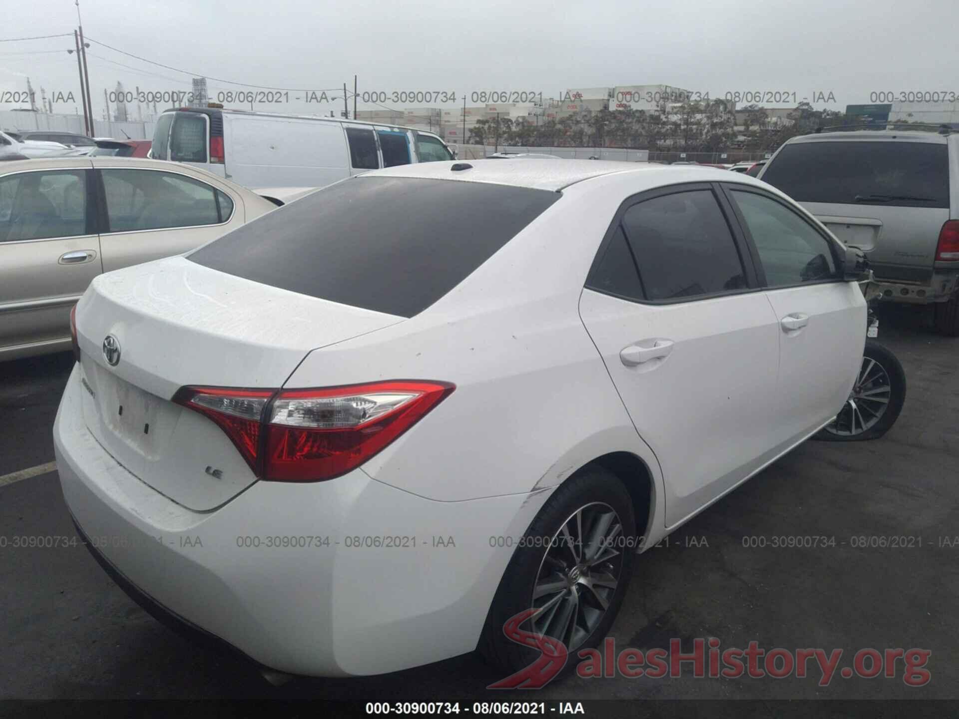 5YFBURHE4GP485471 2016 TOYOTA COROLLA