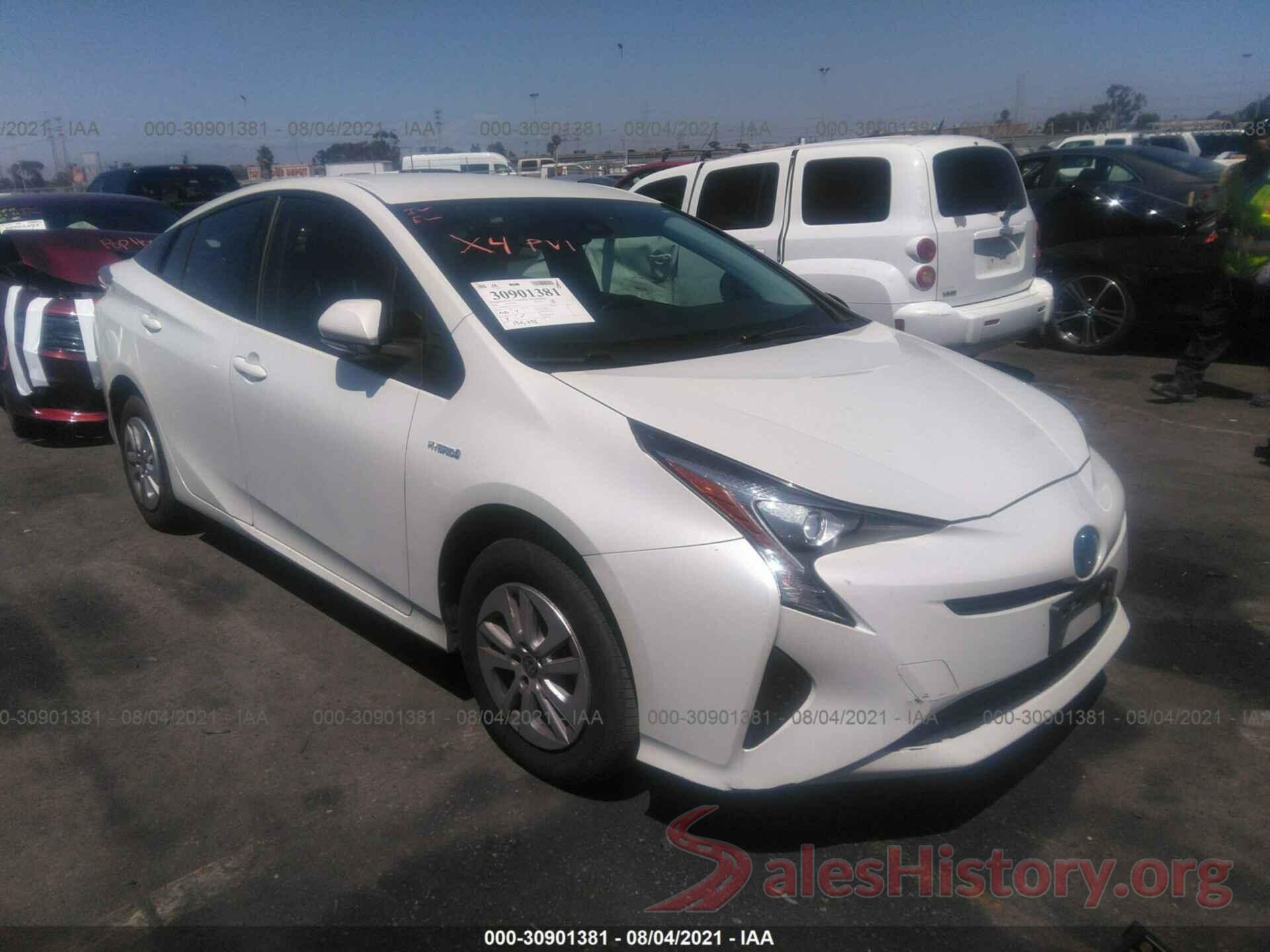 JTDKBRFU4H3027861 2017 TOYOTA PRIUS