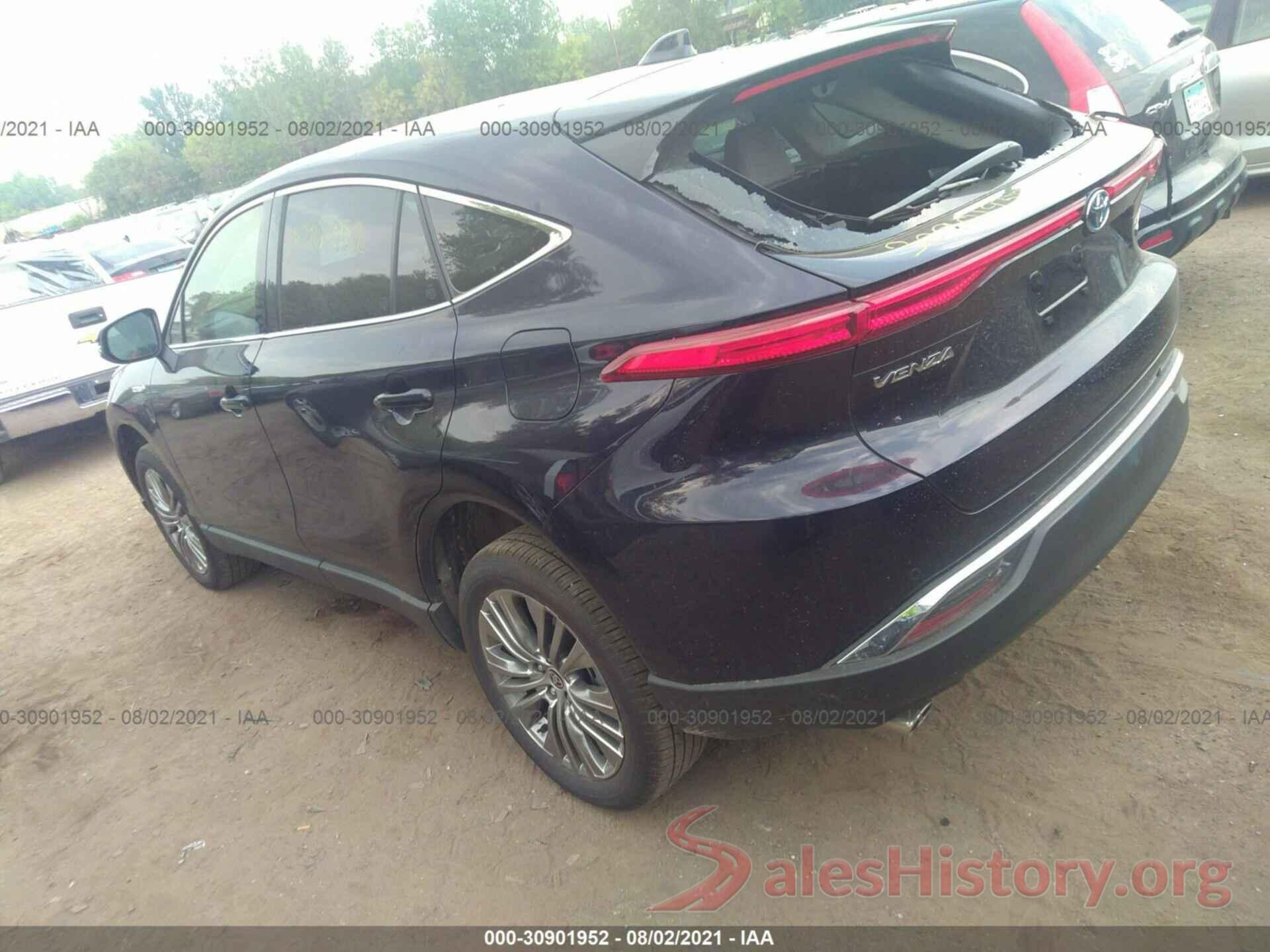 JTEAAAAH9MJ008959 2021 TOYOTA VENZA