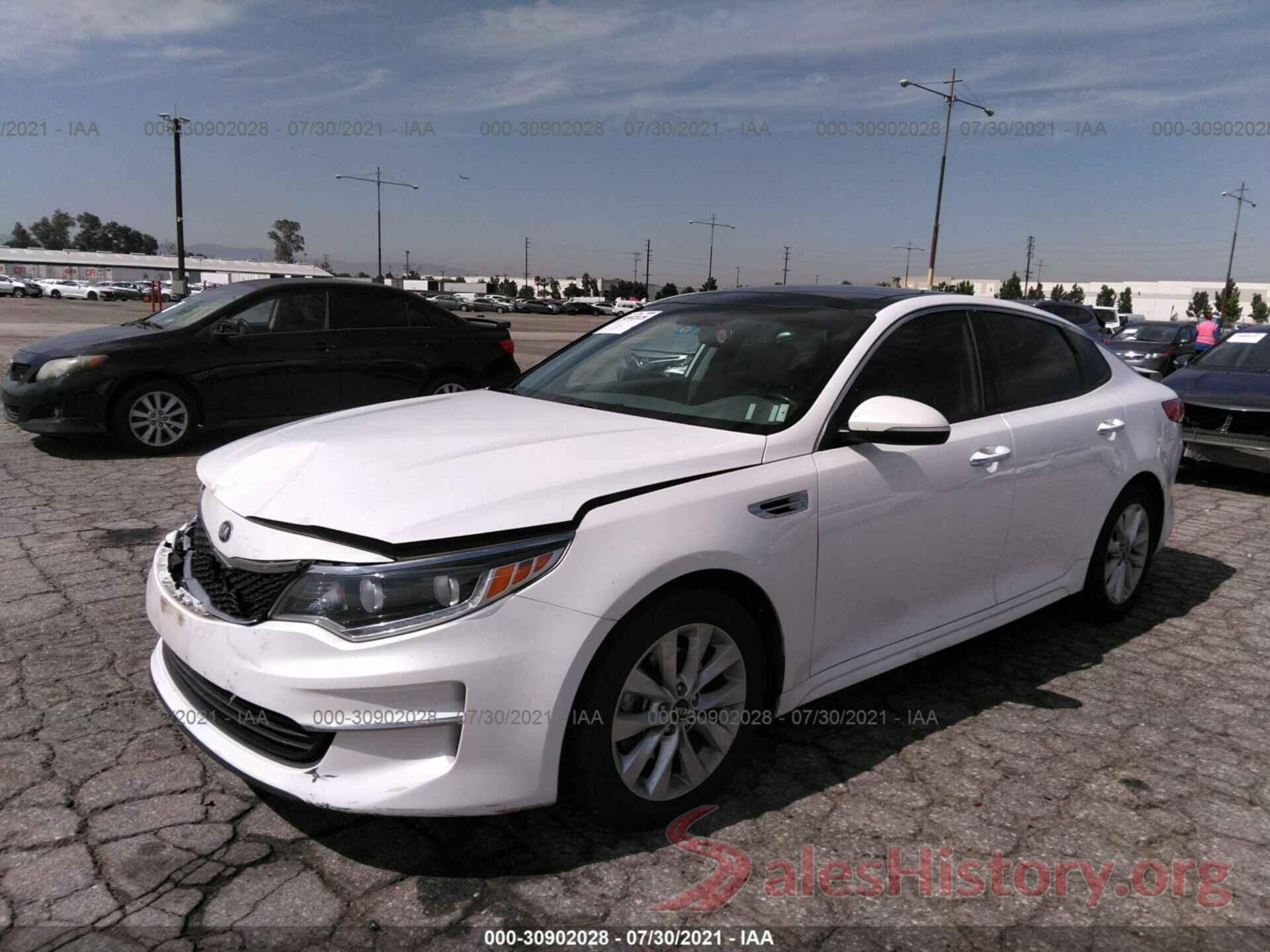 5XXGU4L38GG010588 2016 KIA OPTIMA