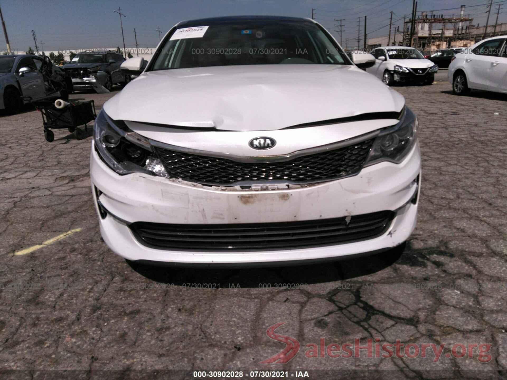 5XXGU4L38GG010588 2016 KIA OPTIMA