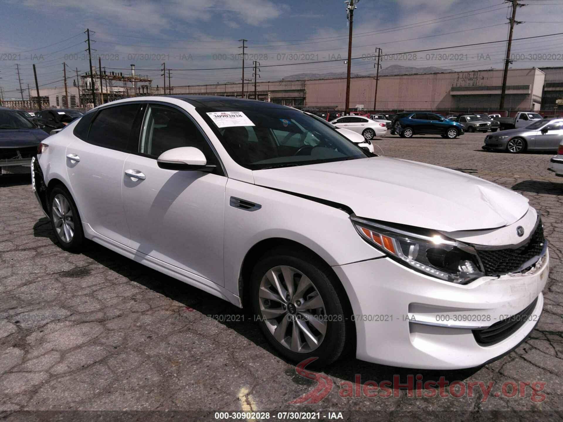 5XXGU4L38GG010588 2016 KIA OPTIMA