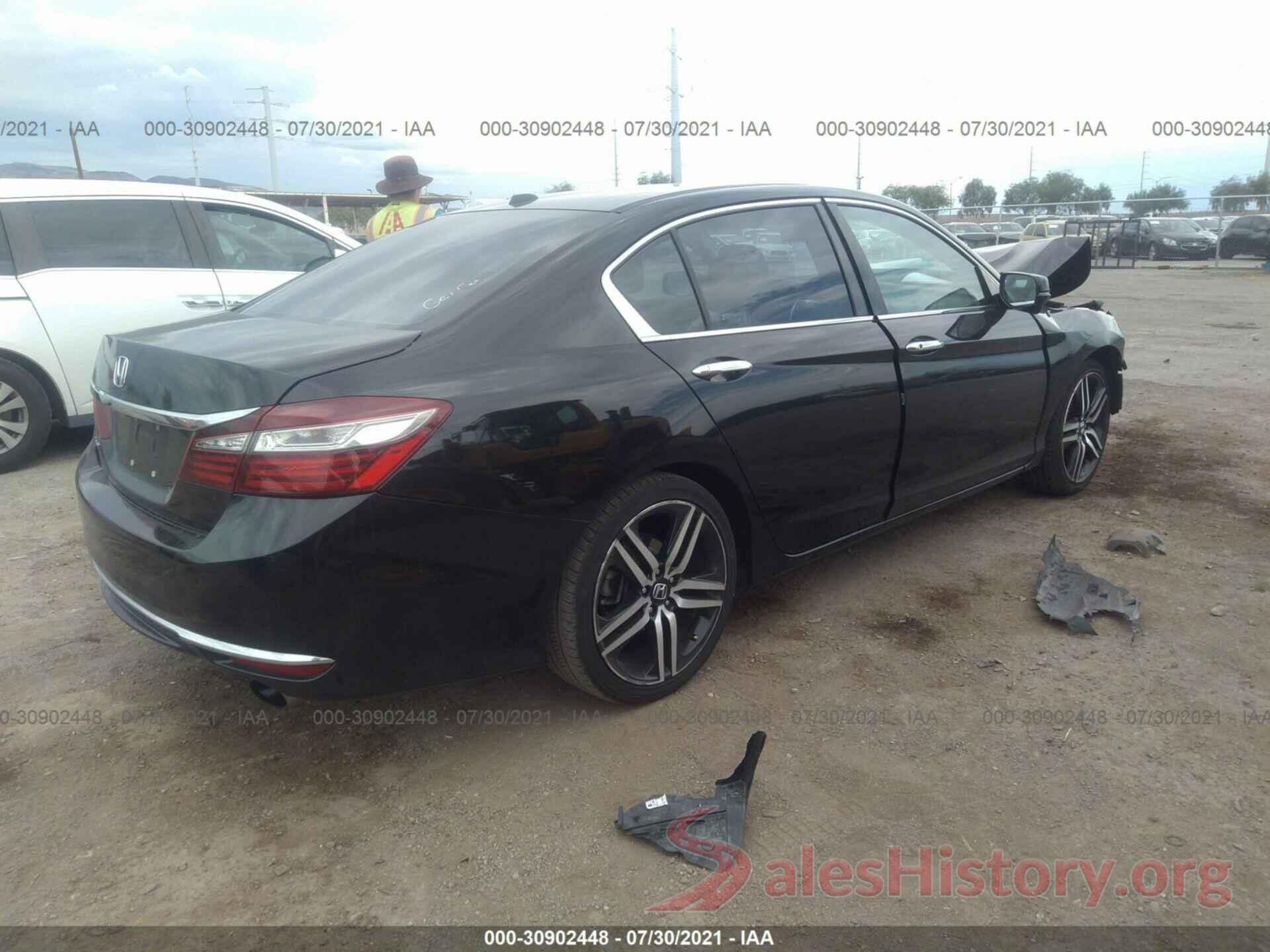 1HGCR2F75GA044374 2016 HONDA ACCORD SEDAN