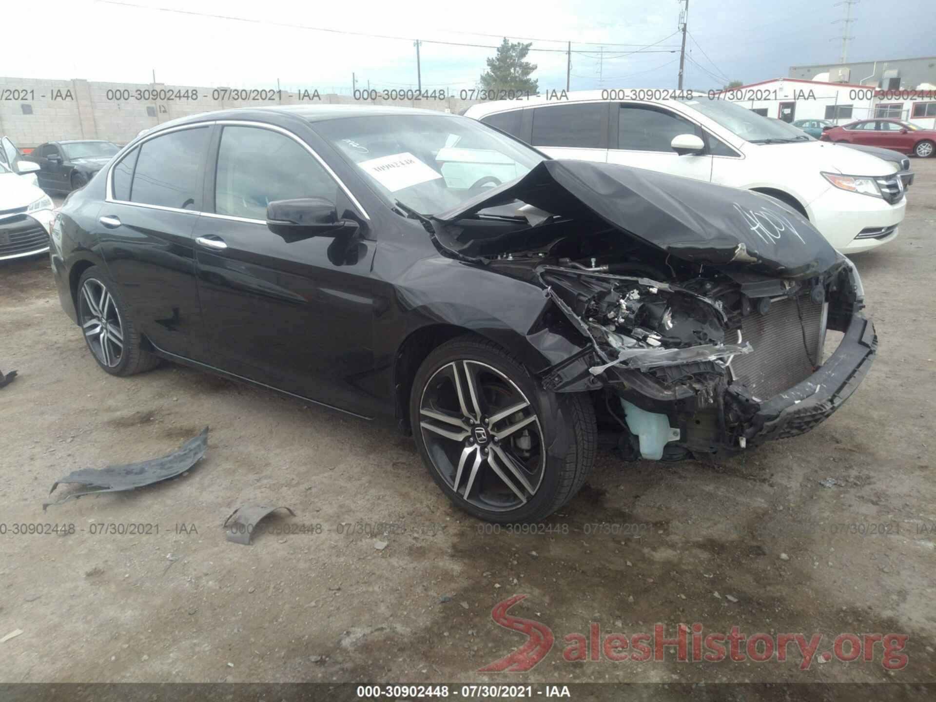 1HGCR2F75GA044374 2016 HONDA ACCORD SEDAN