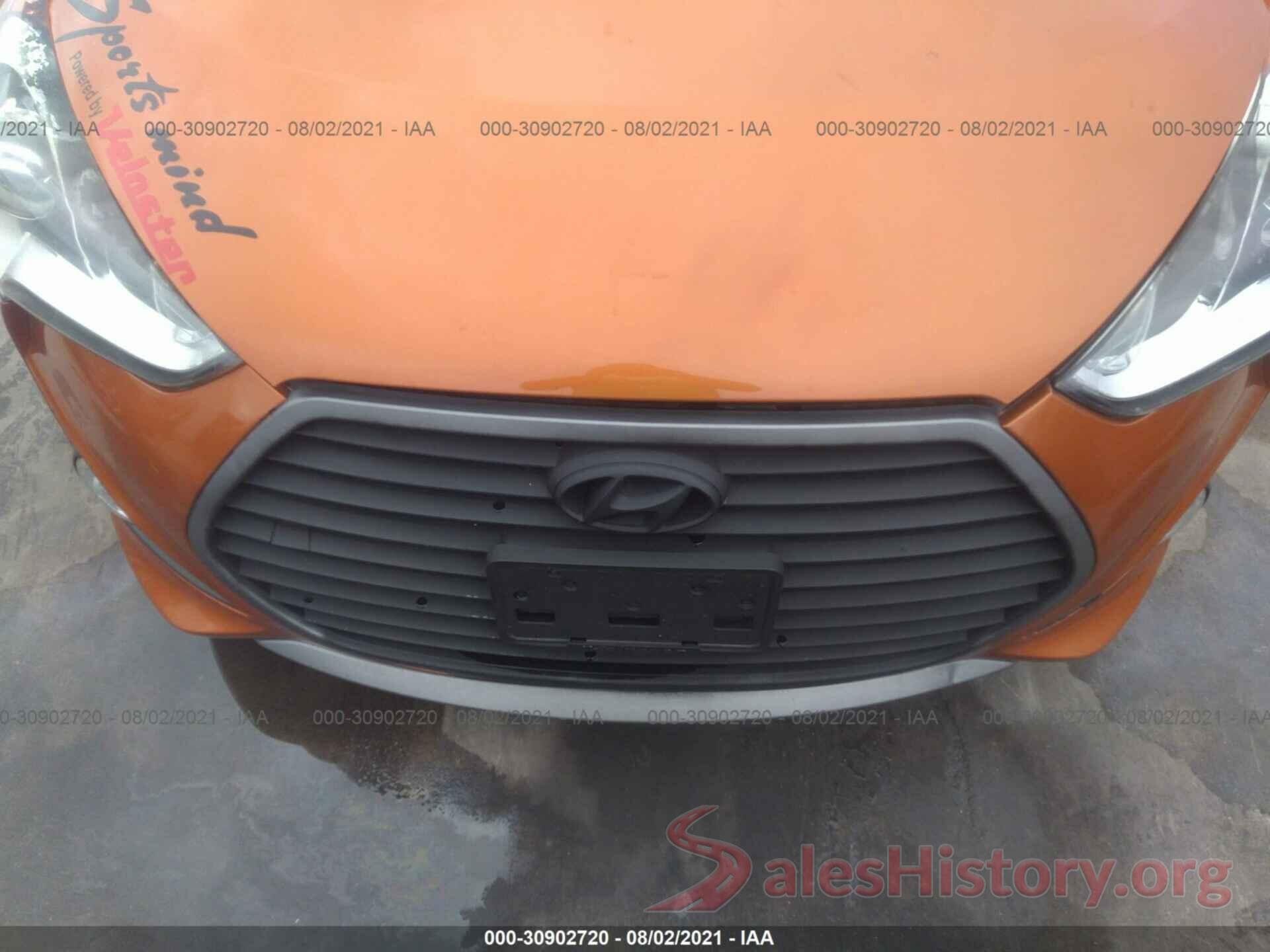 KMHTC6AE4GU262863 2016 HYUNDAI VELOSTER