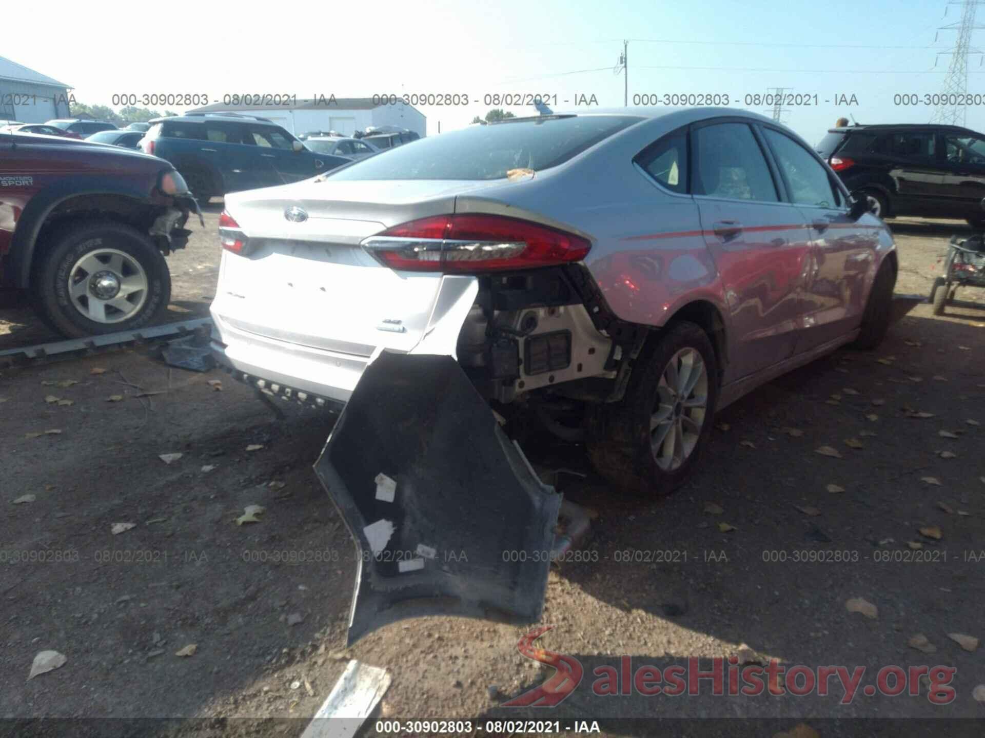 3FA6P0HD9KR203703 2019 FORD FUSION