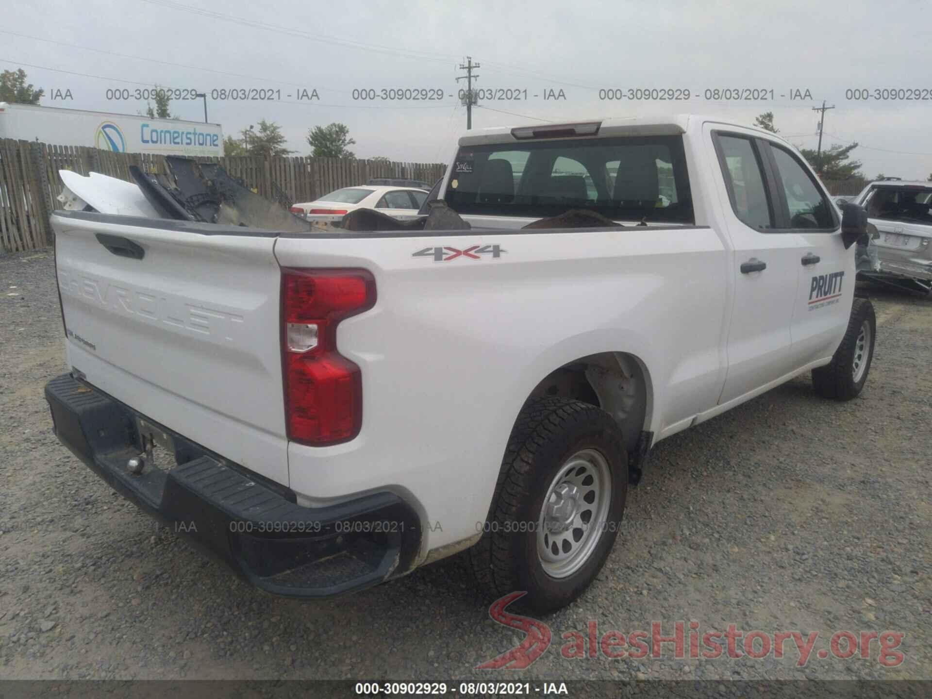 1GCRYAEH5KZ296233 2019 CHEVROLET SILVERADO 1500