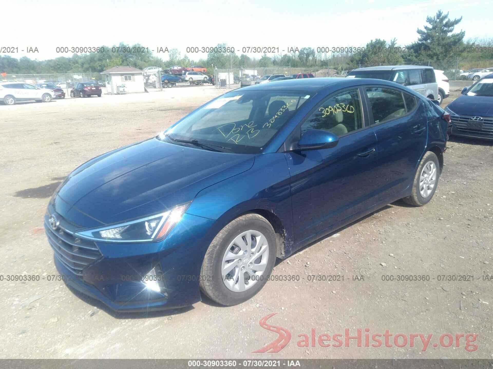 5NPD74LFXLH537972 2020 HYUNDAI ELANTRA