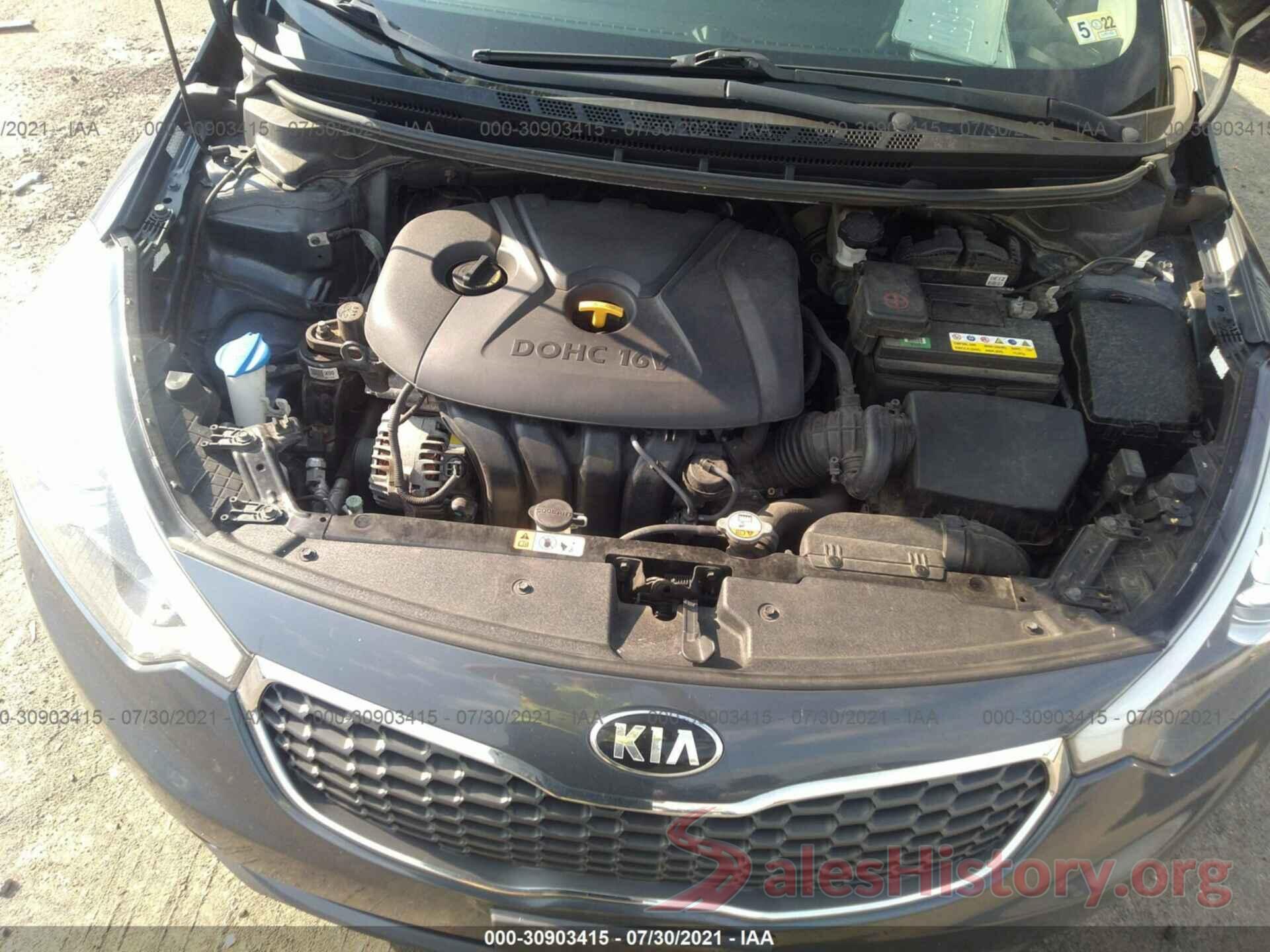 KNAFK4A69G5503910 2016 KIA FORTE