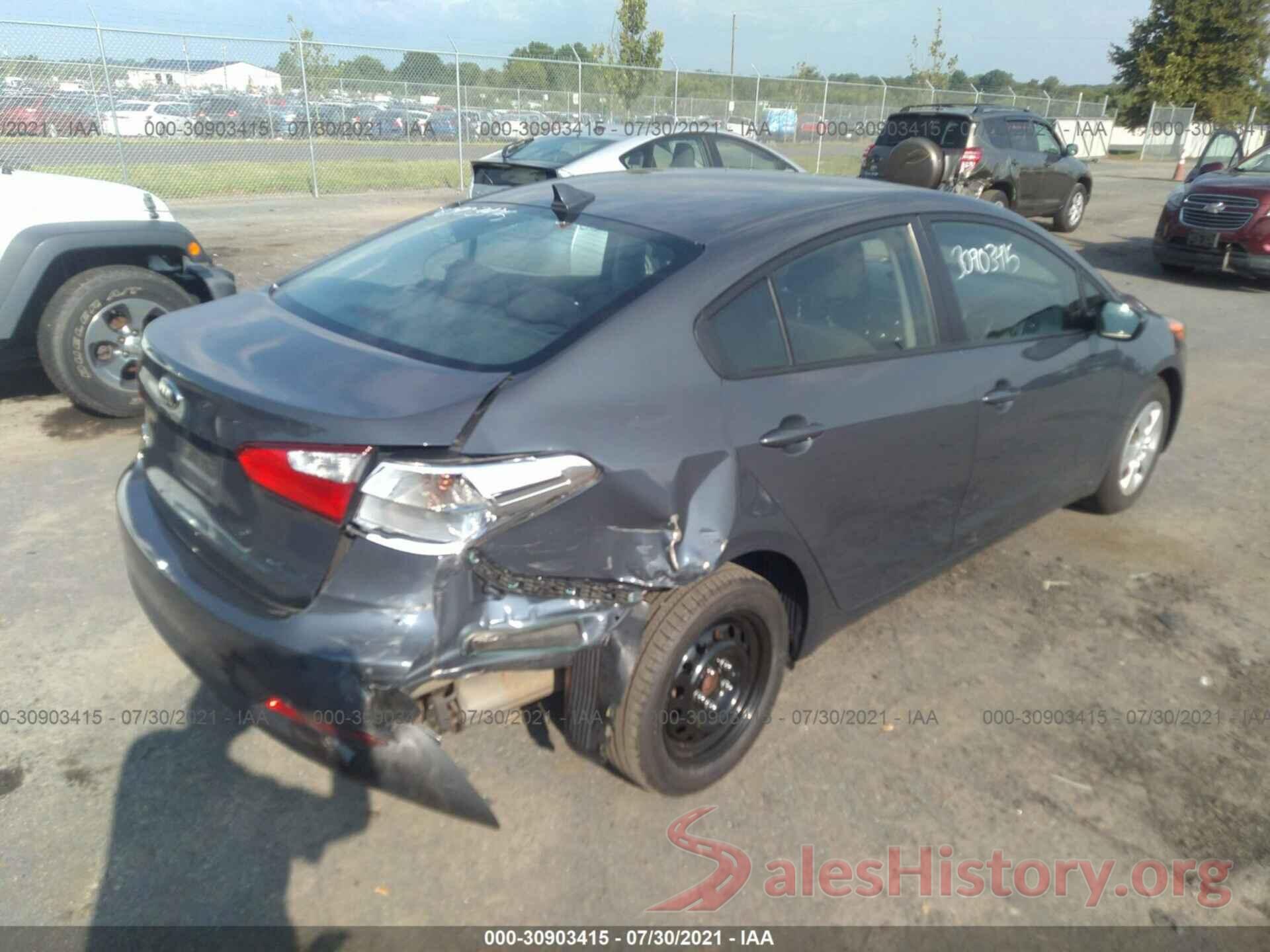 KNAFK4A69G5503910 2016 KIA FORTE