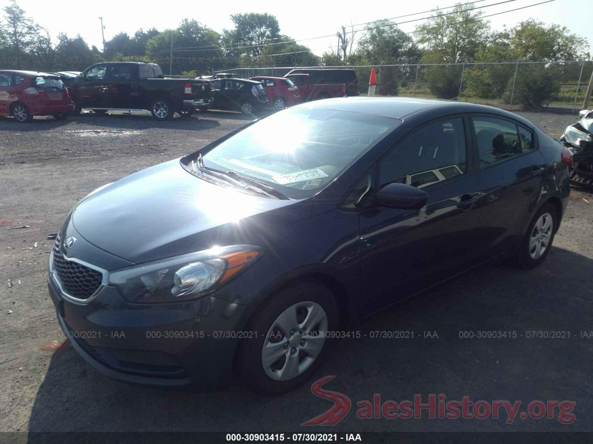 KNAFK4A69G5503910 2016 KIA FORTE