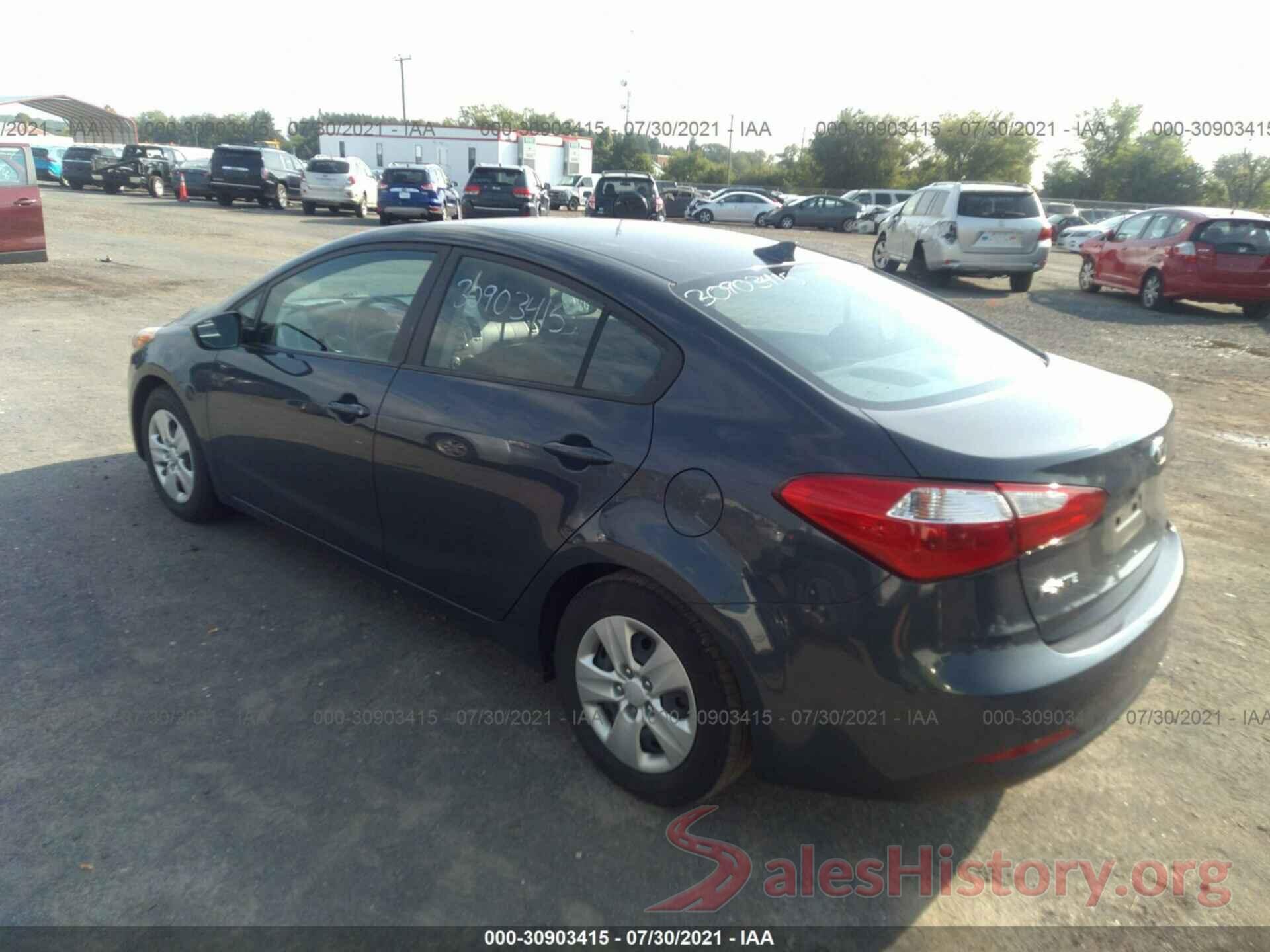 KNAFK4A69G5503910 2016 KIA FORTE