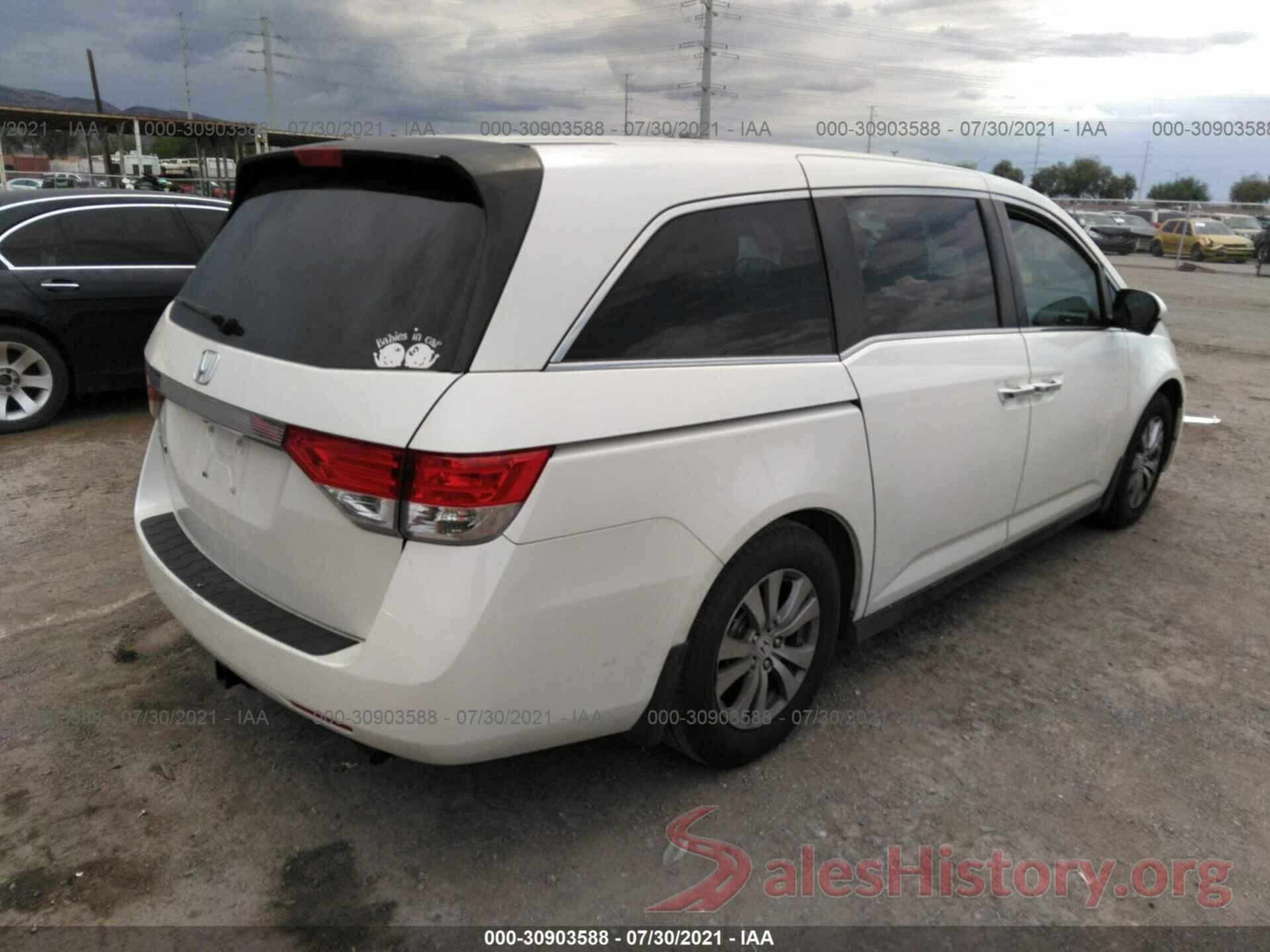 5FNRL5H40GB074419 2016 HONDA ODYSSEY