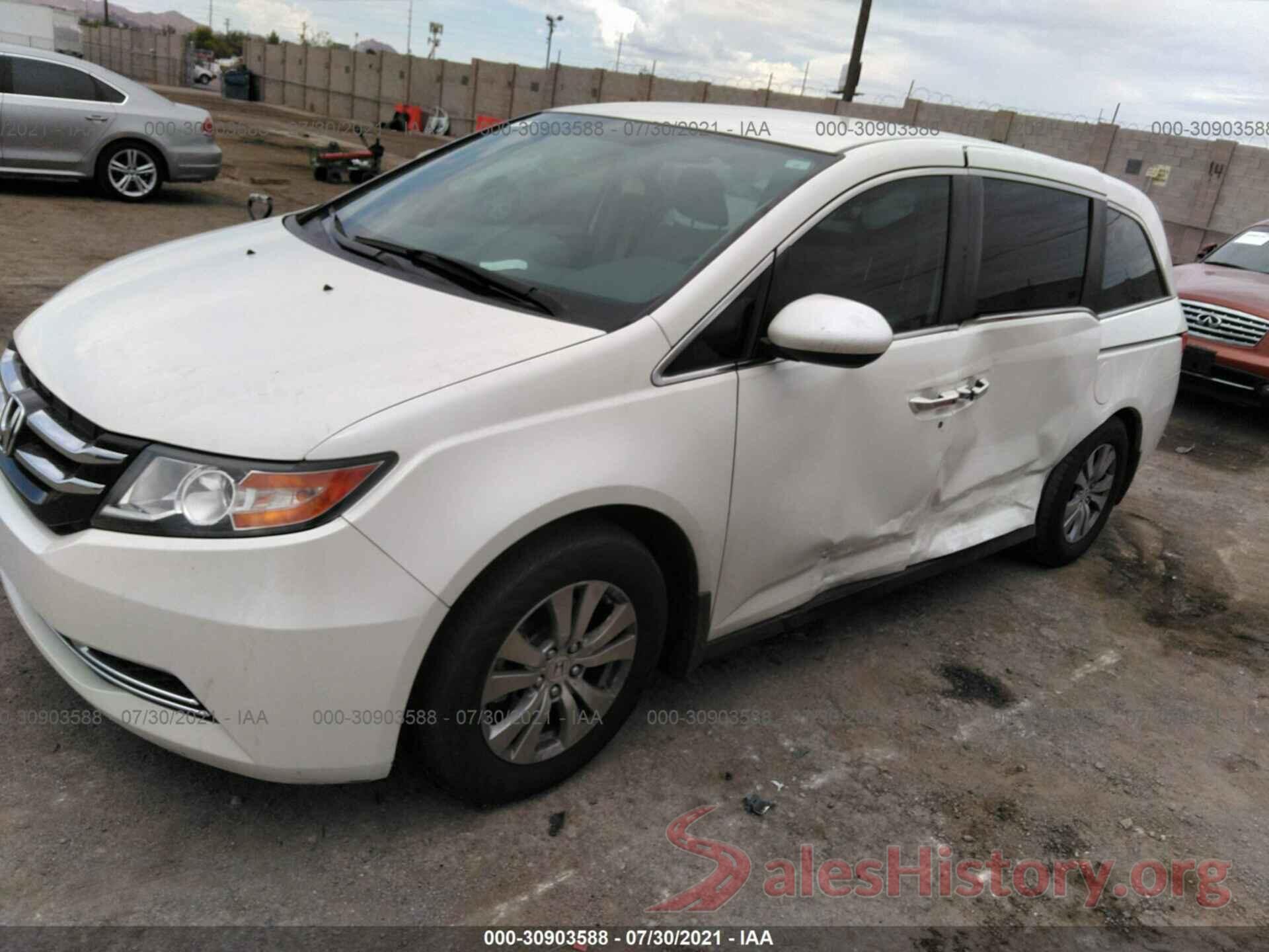 5FNRL5H40GB074419 2016 HONDA ODYSSEY