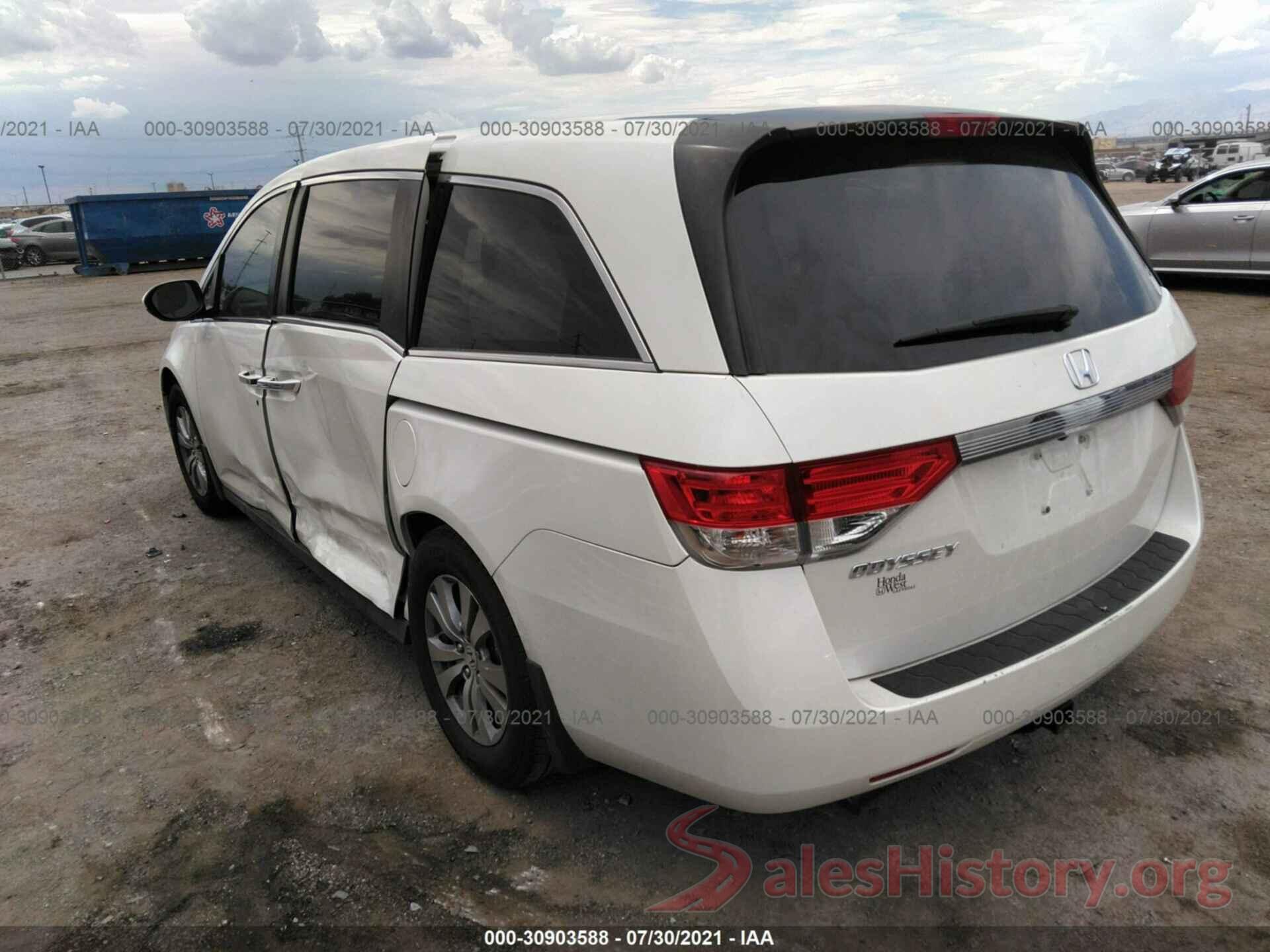 5FNRL5H40GB074419 2016 HONDA ODYSSEY