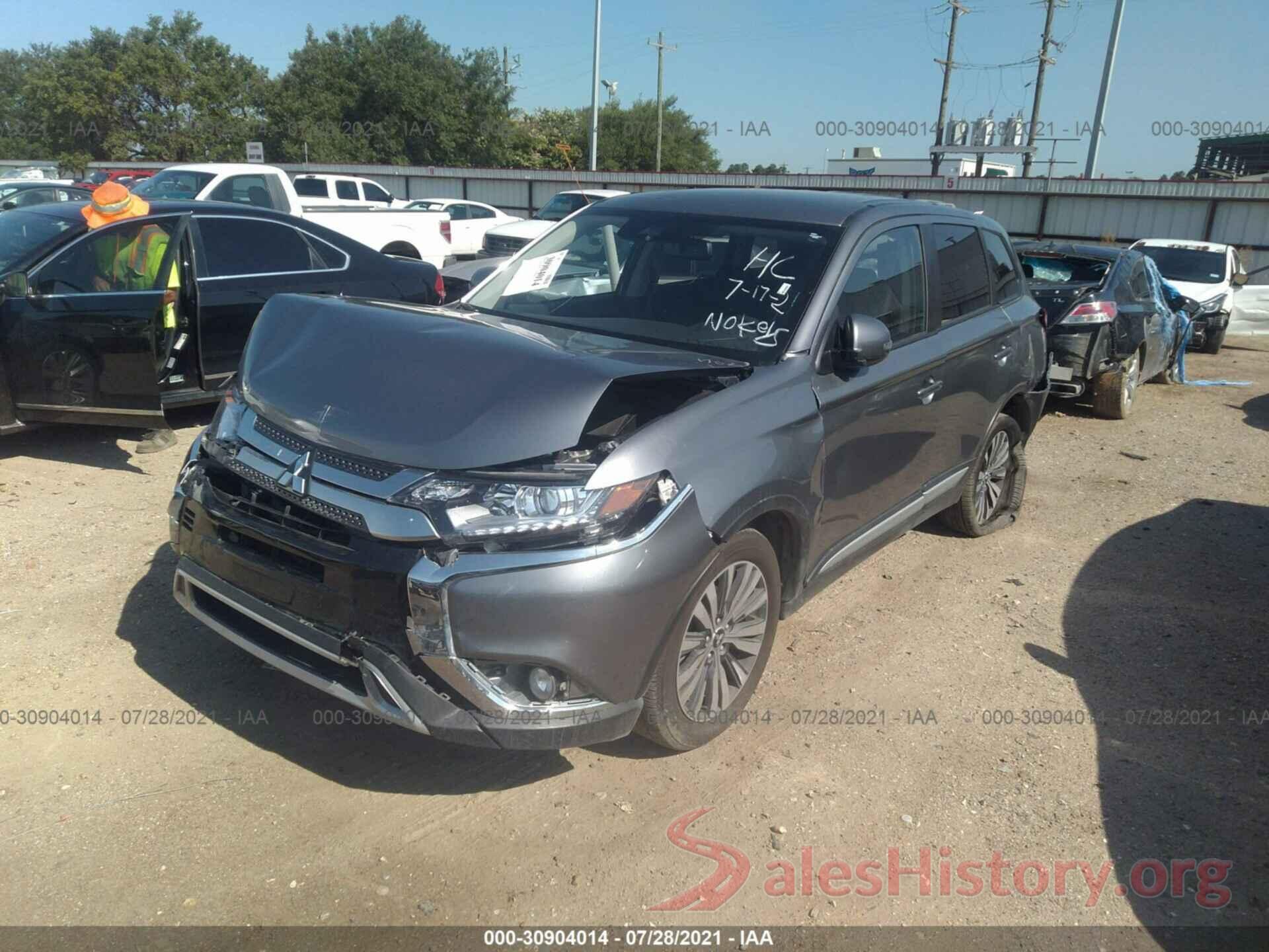 JA4AZ3A30LZ044417 2020 MITSUBISHI OUTLANDER