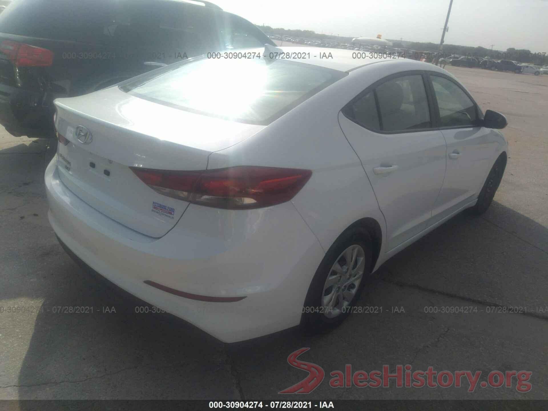 5NPD74LFXHH082497 2017 HYUNDAI ELANTRA