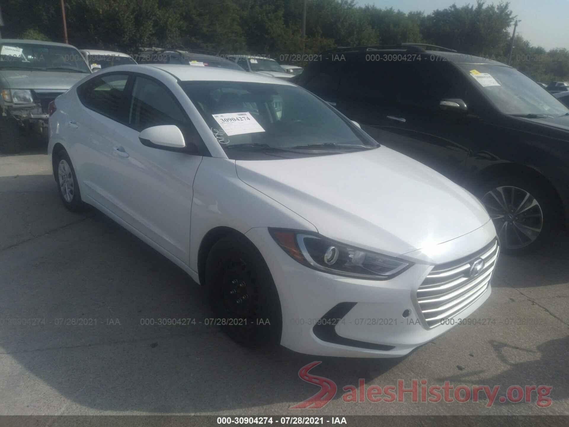 5NPD74LFXHH082497 2017 HYUNDAI ELANTRA