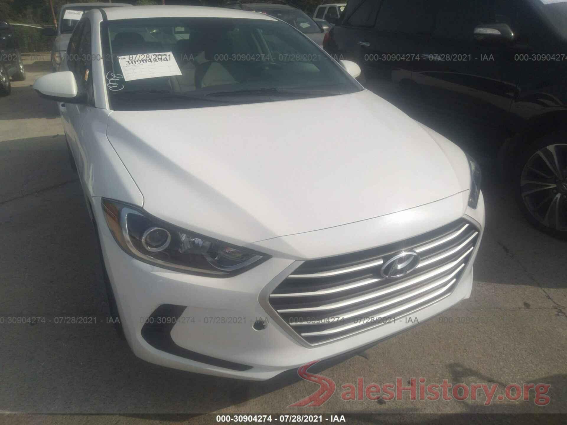 5NPD74LFXHH082497 2017 HYUNDAI ELANTRA