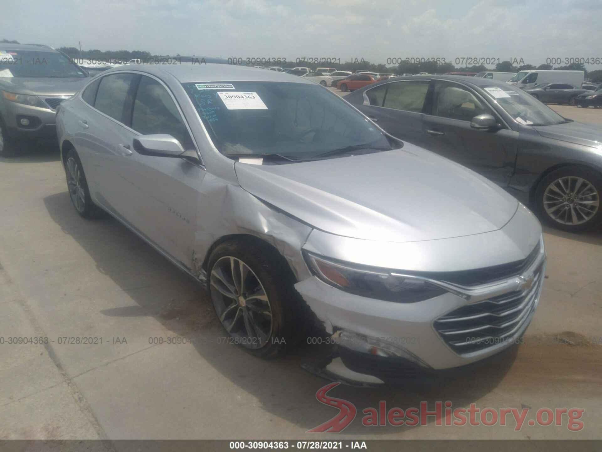 1G1ZD5ST2MF007754 2021 CHEVROLET MALIBU