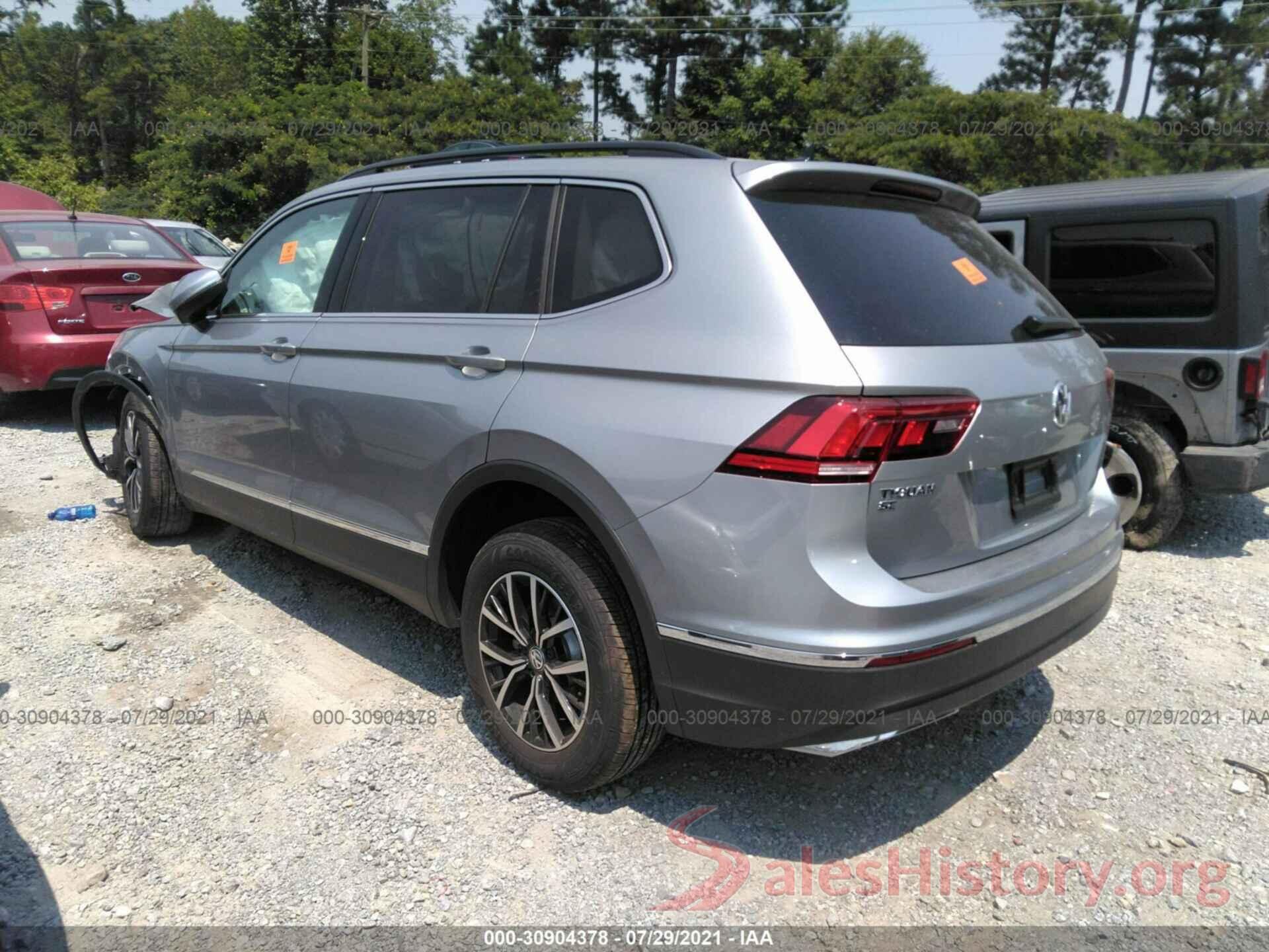 3VV3B7AX4MM100540 2021 VOLKSWAGEN TIGUAN