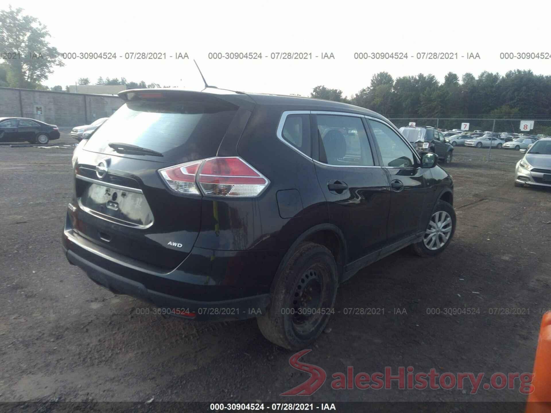 5N1AT2MV2GC821781 2016 NISSAN ROGUE