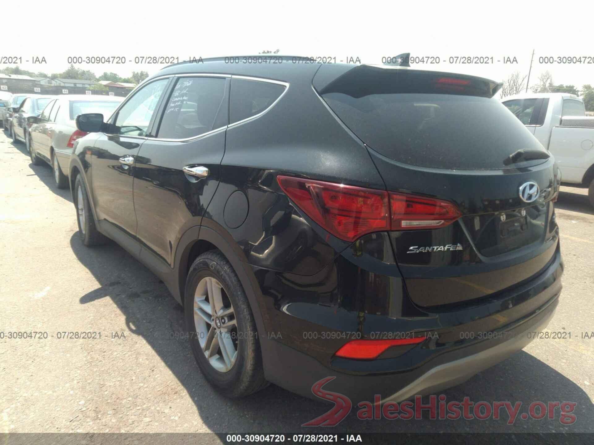 5NMZU3LB6JH052891 2018 HYUNDAI SANTA FE SPORT