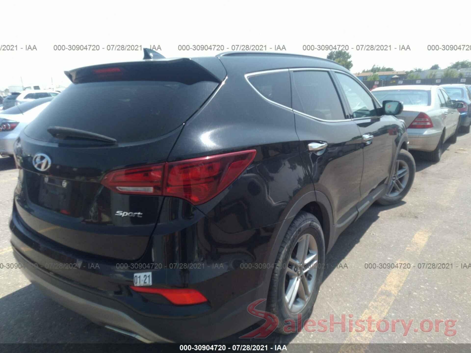 5NMZU3LB6JH052891 2018 HYUNDAI SANTA FE SPORT