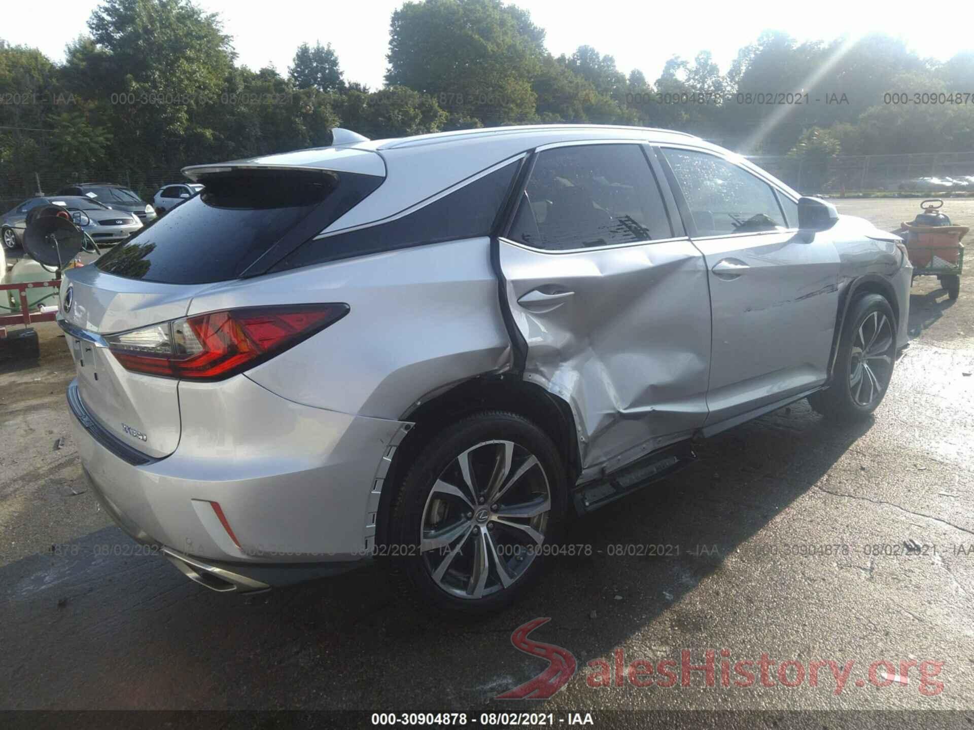 2T2ZZMCA4HC073877 2017 LEXUS RX