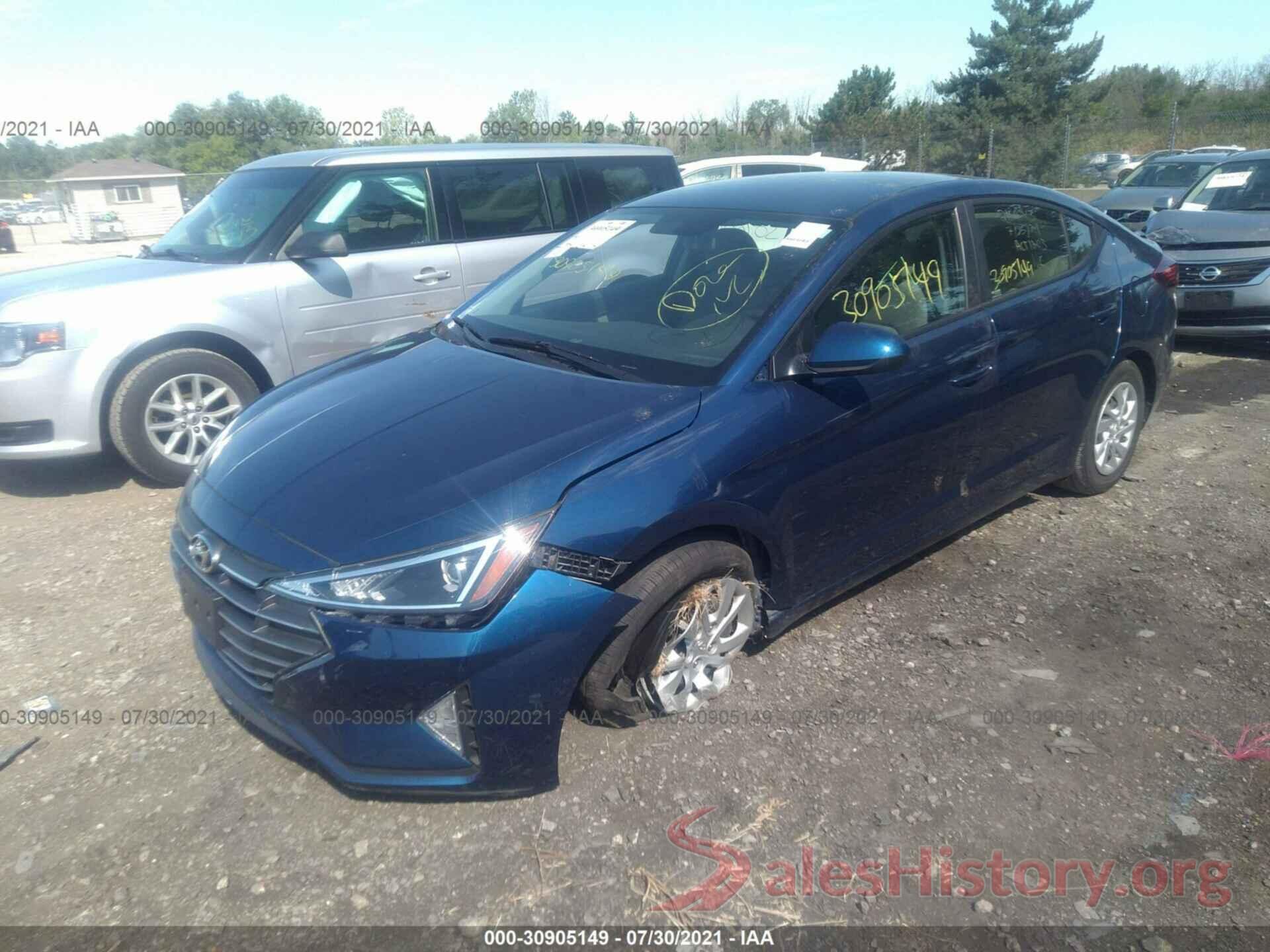 5NPD74LF6KH442436 2019 HYUNDAI ELANTRA