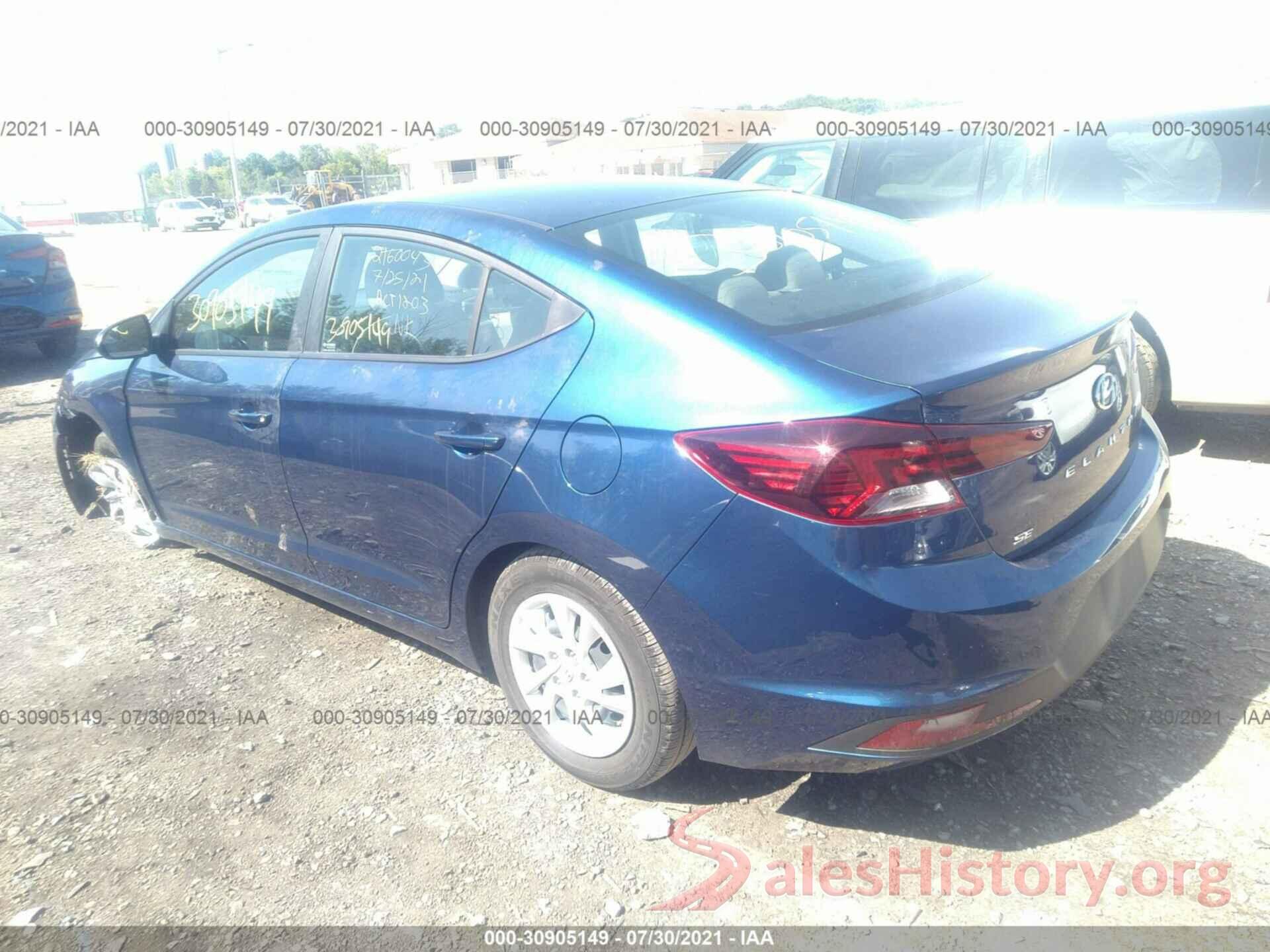 5NPD74LF6KH442436 2019 HYUNDAI ELANTRA