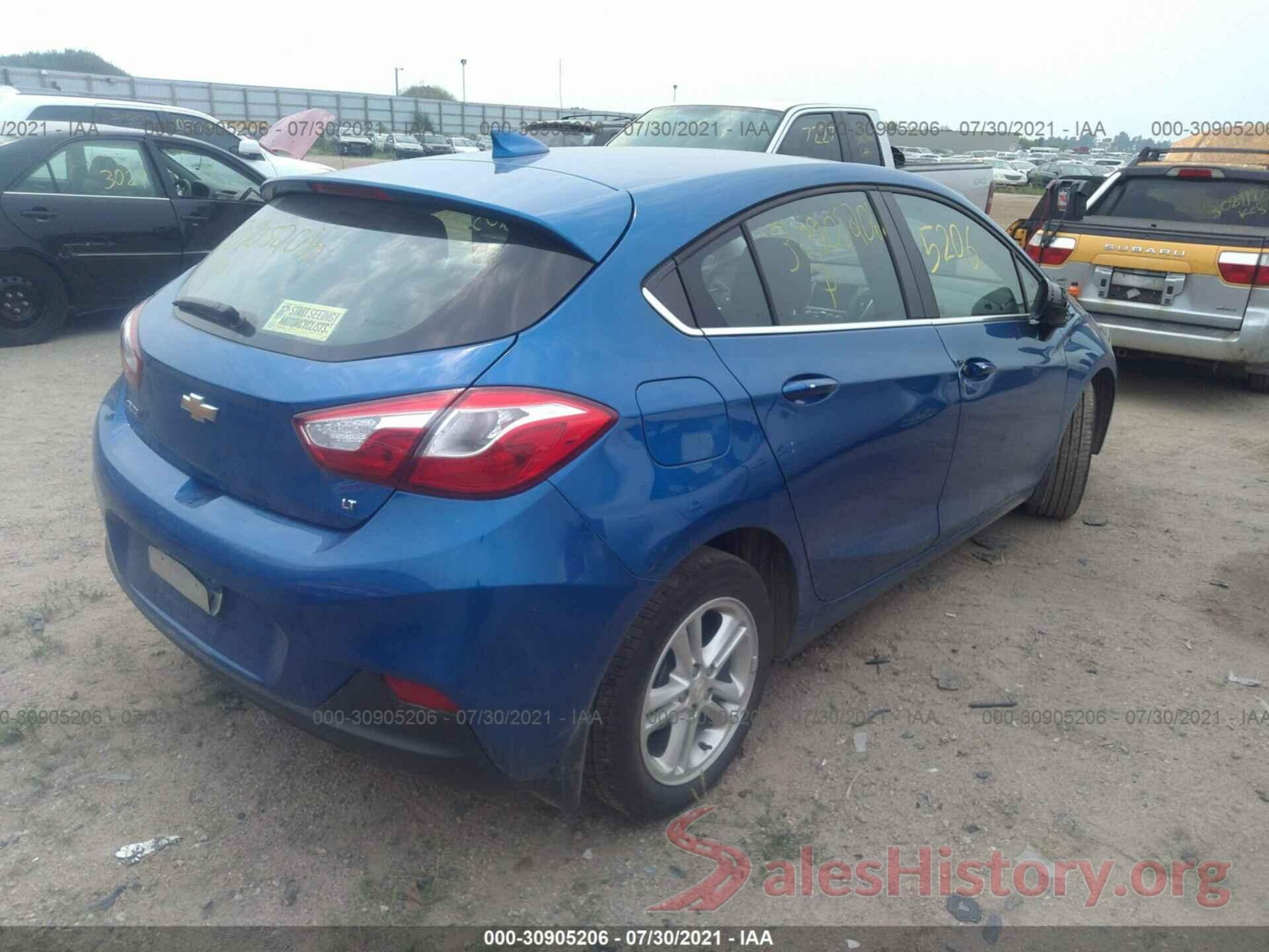 3G1BE6SM7JS651822 2018 CHEVROLET CRUZE