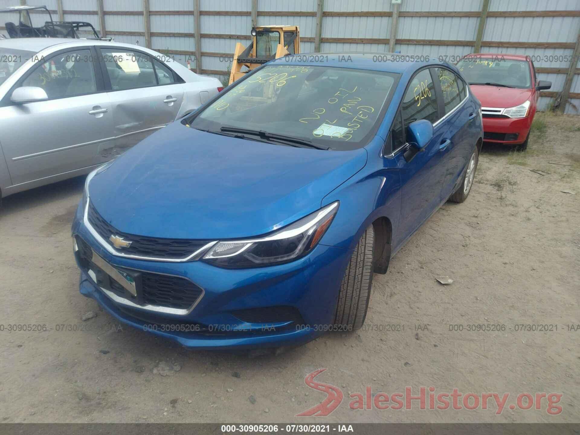 3G1BE6SM7JS651822 2018 CHEVROLET CRUZE