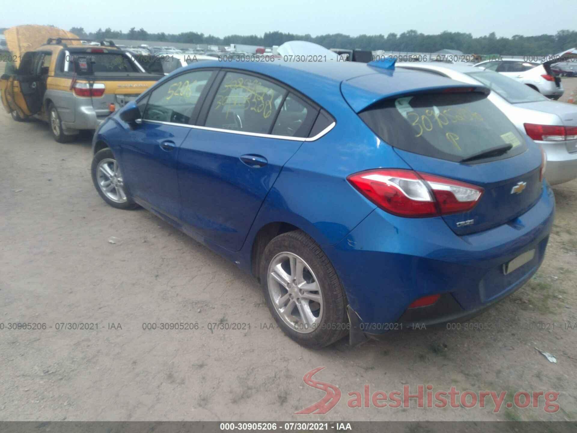 3G1BE6SM7JS651822 2018 CHEVROLET CRUZE