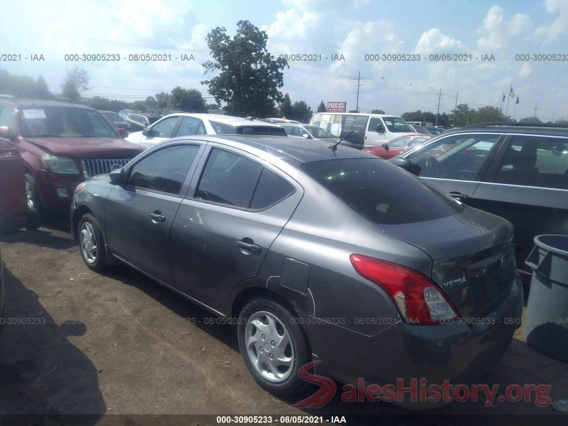 3N1CN7AP0GL917913 2016 NISSAN VERSA