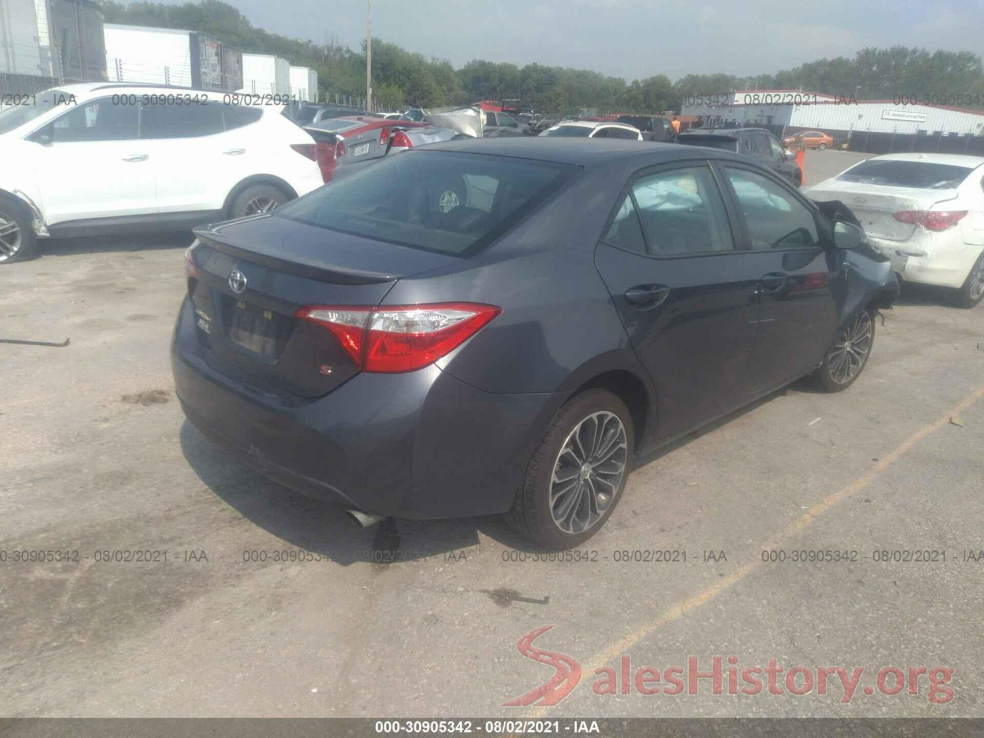 5YFBURHE9GP544031 2016 TOYOTA COROLLA