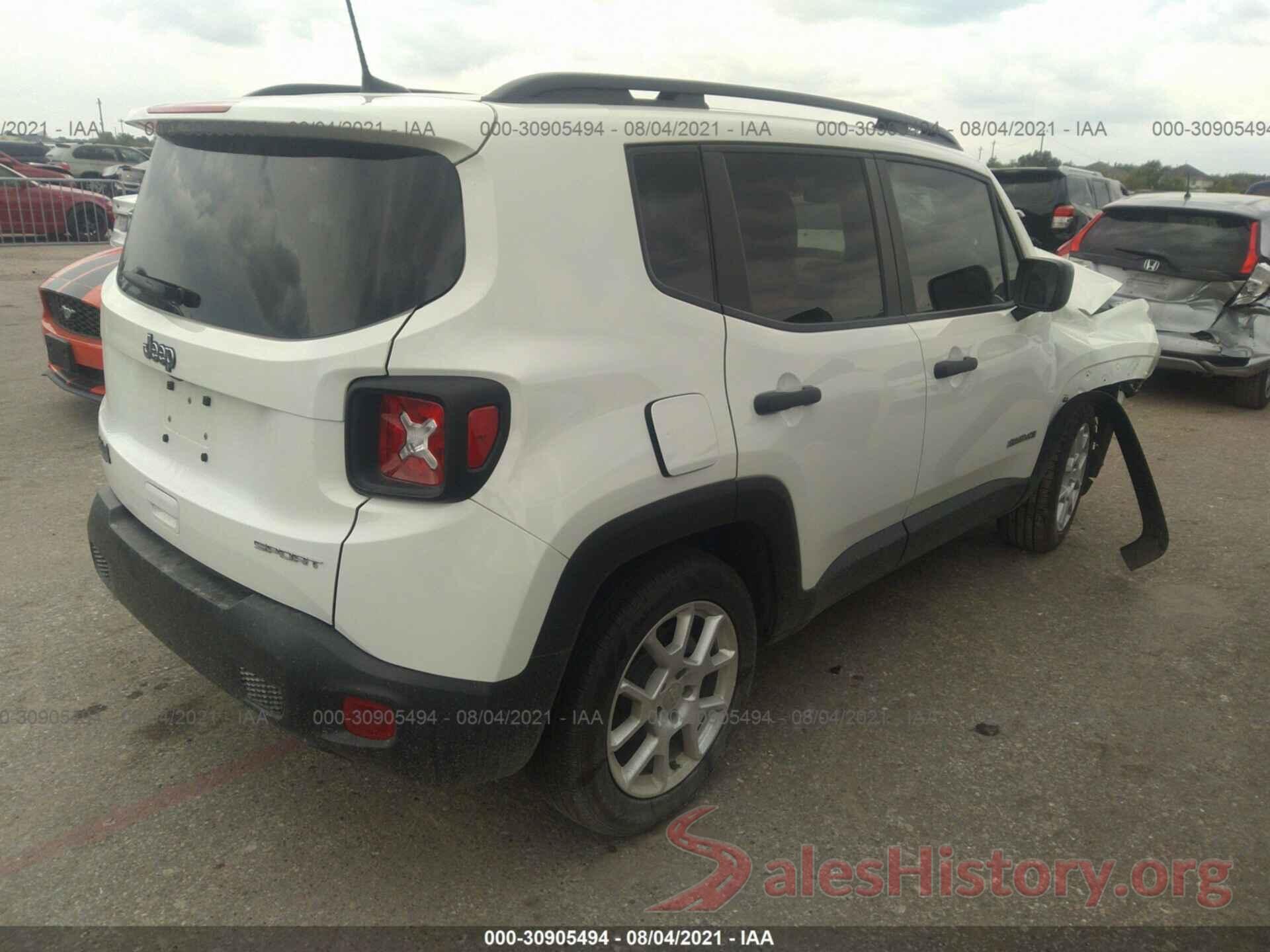 ZACNJCAB2MPM16634 2021 JEEP RENEGADE