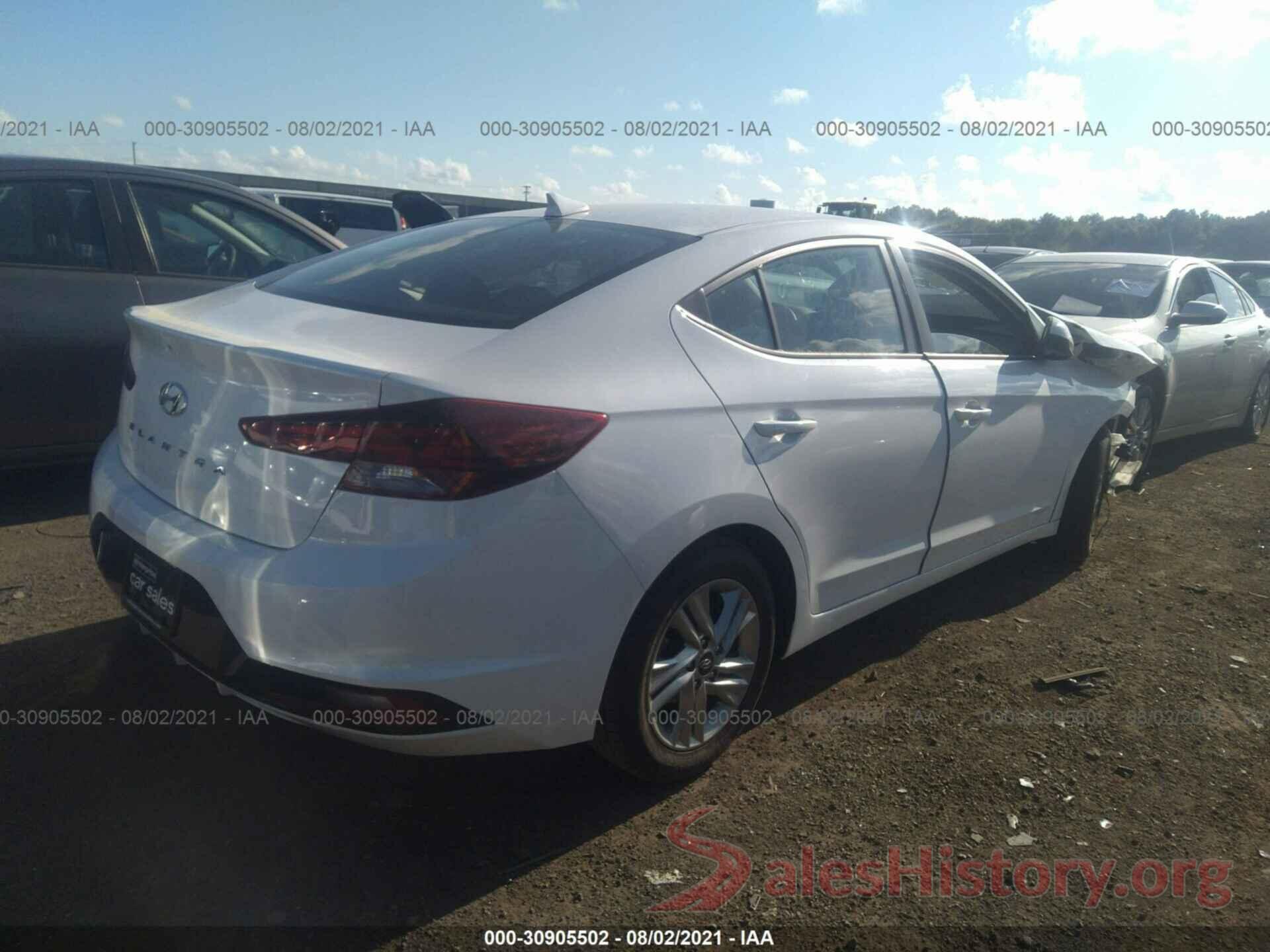 5NPD84LF4LH544610 2020 HYUNDAI ELANTRA