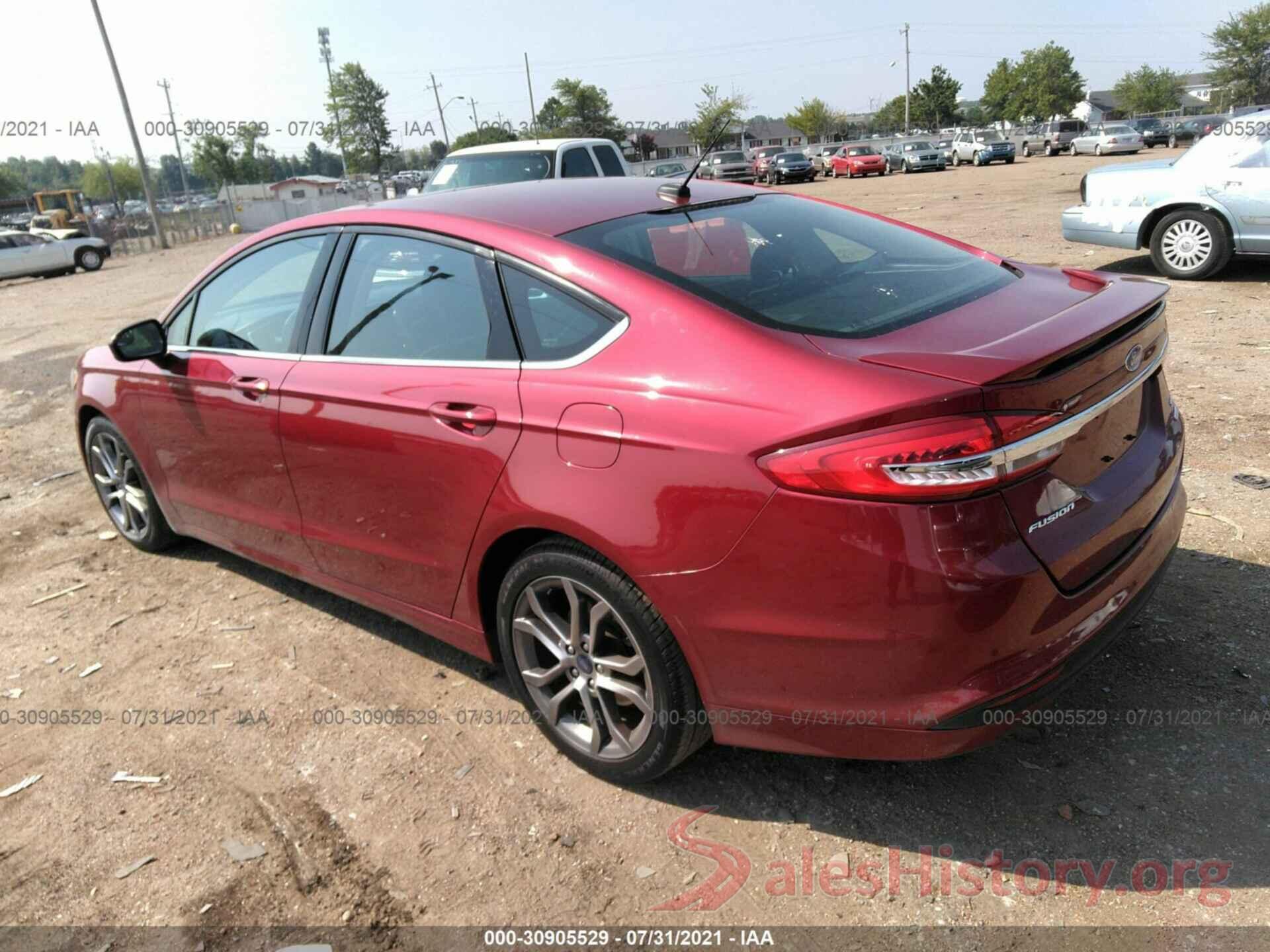 3FA6P0HD3HR403596 2017 FORD FUSION