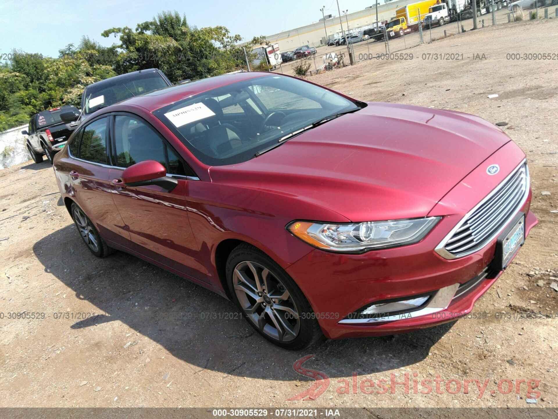 3FA6P0HD3HR403596 2017 FORD FUSION